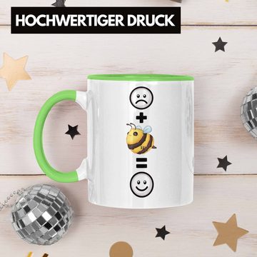 Trendation Tasse Hummel Tasse Geschenk für Hummel-Liebhaber Imker Lustige Geschenkidee