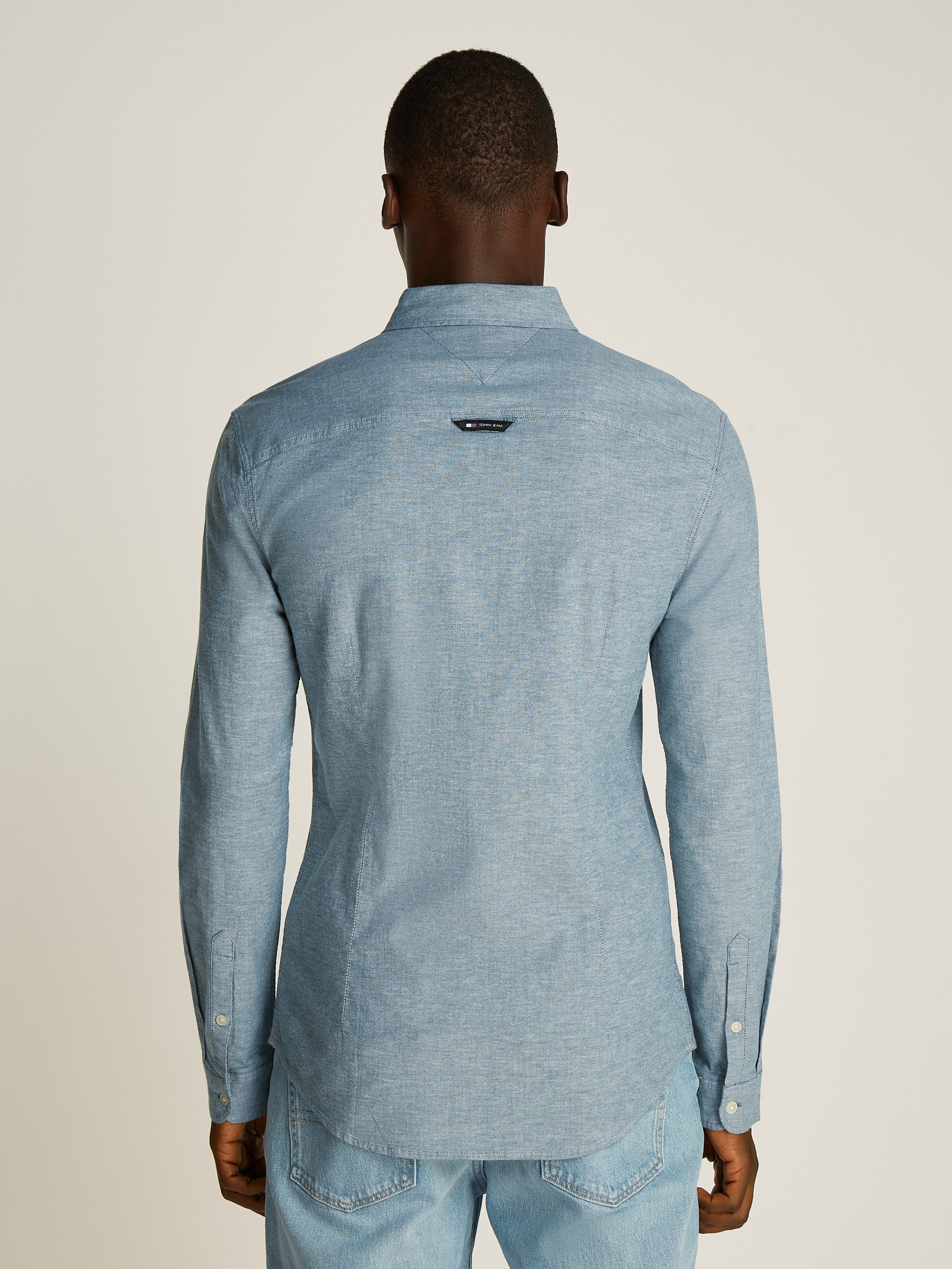 Tommy Jeans Langarmhemd TJM Slim Stretch günstig online kaufen