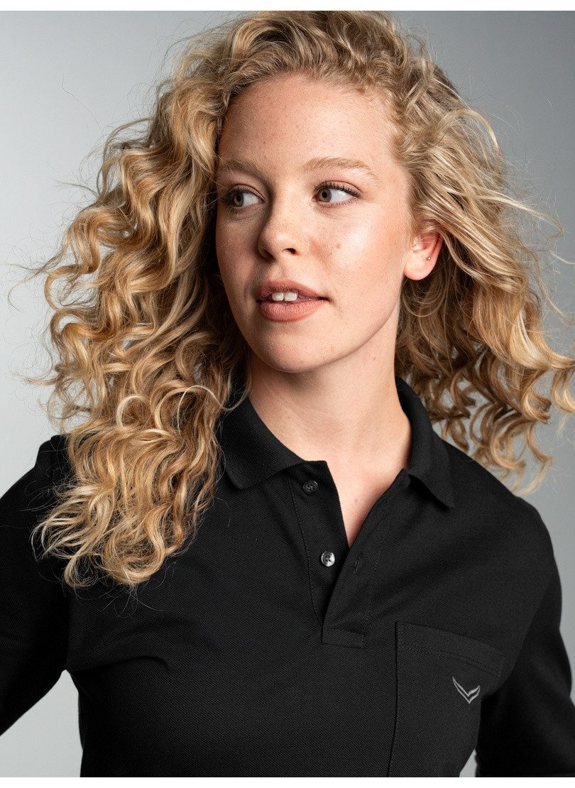 Trigema Poloshirt TRIGEMA Poloshirt mit Brusttasche (1-tlg)