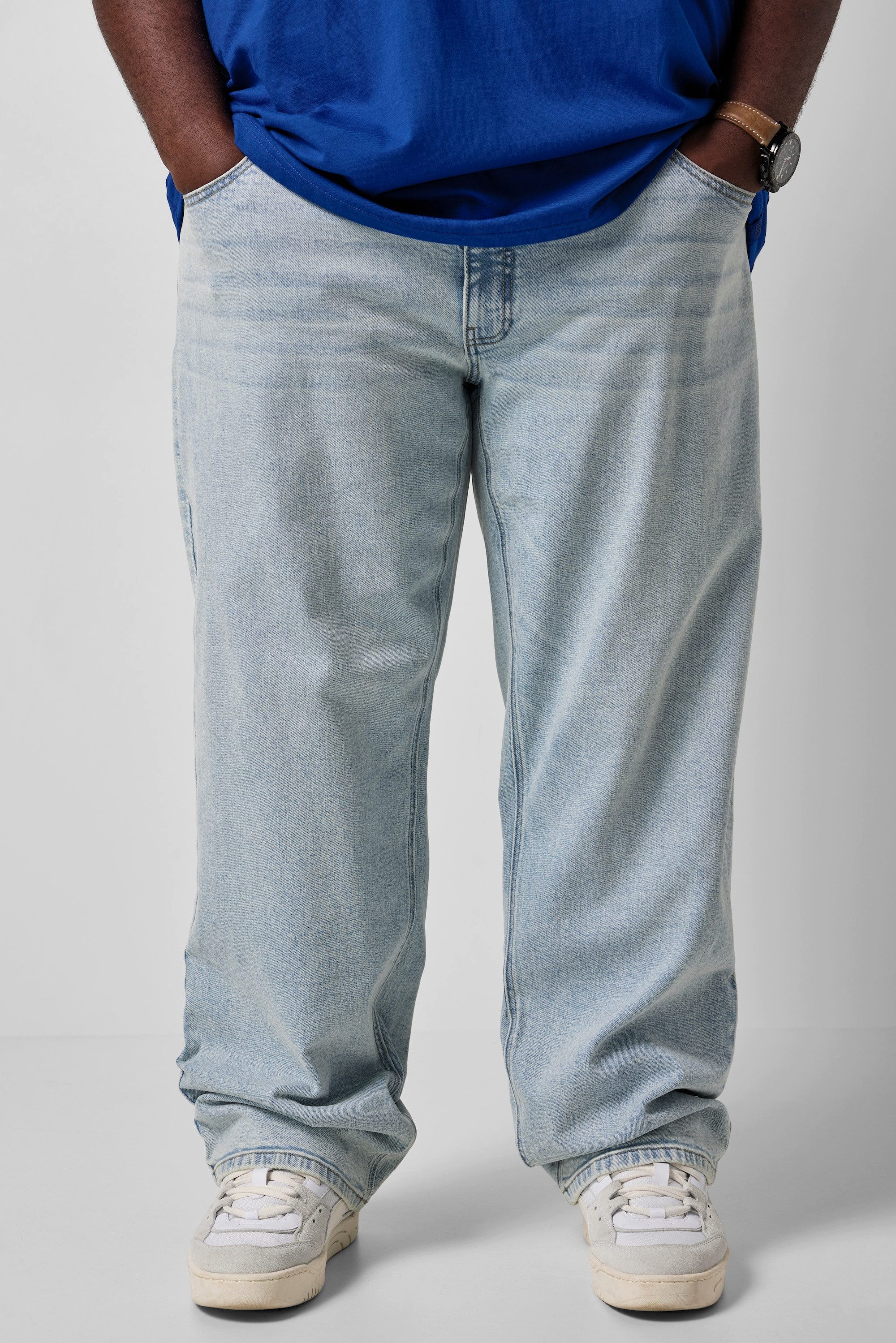 STHUGE 5-Pocket-Jeans Jeans Baggy Fit 5-Pocket Vintage Look bis 72