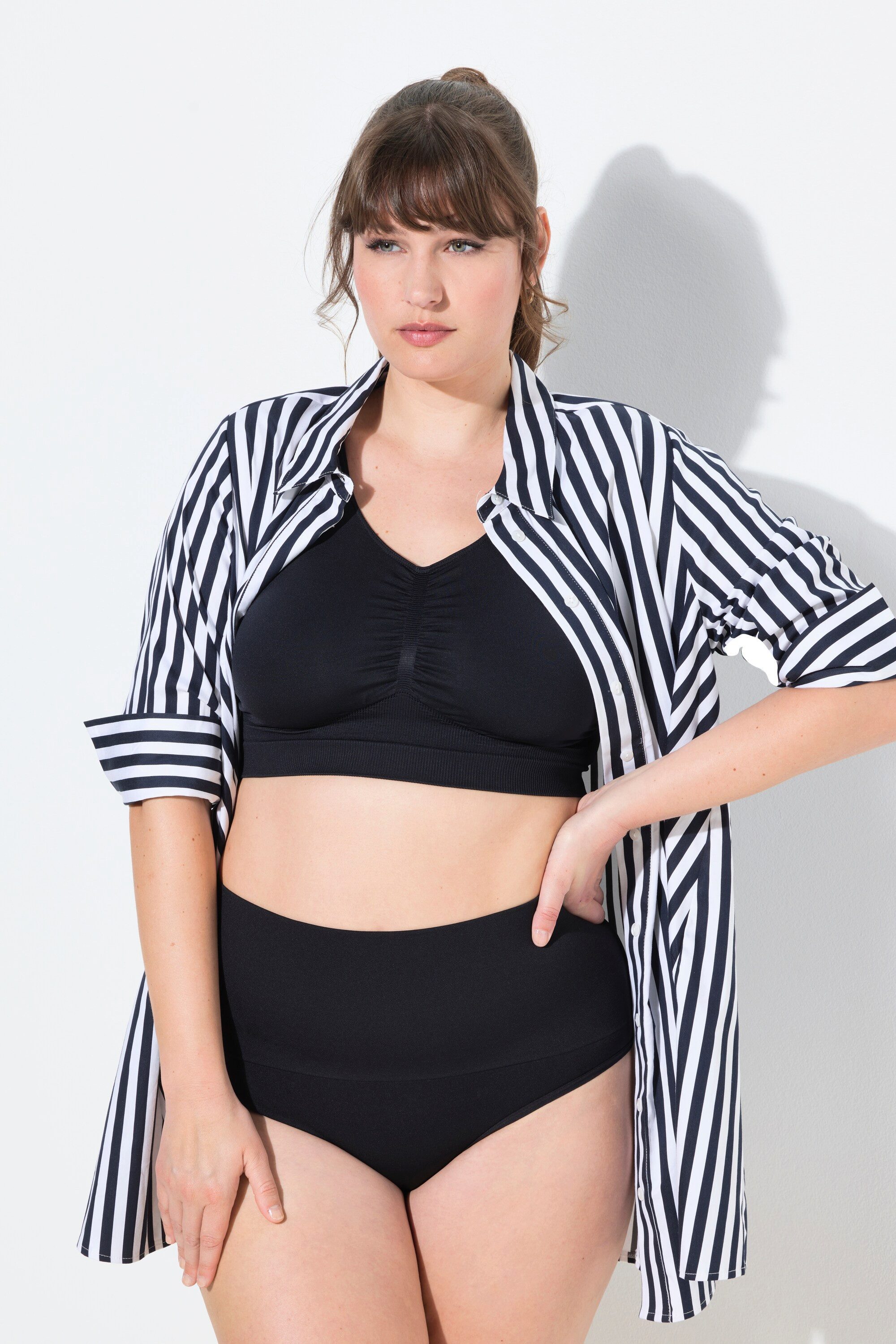 Ulla Popken Miederhose Shaping-String seamless ohne Seitennaht Powermesh