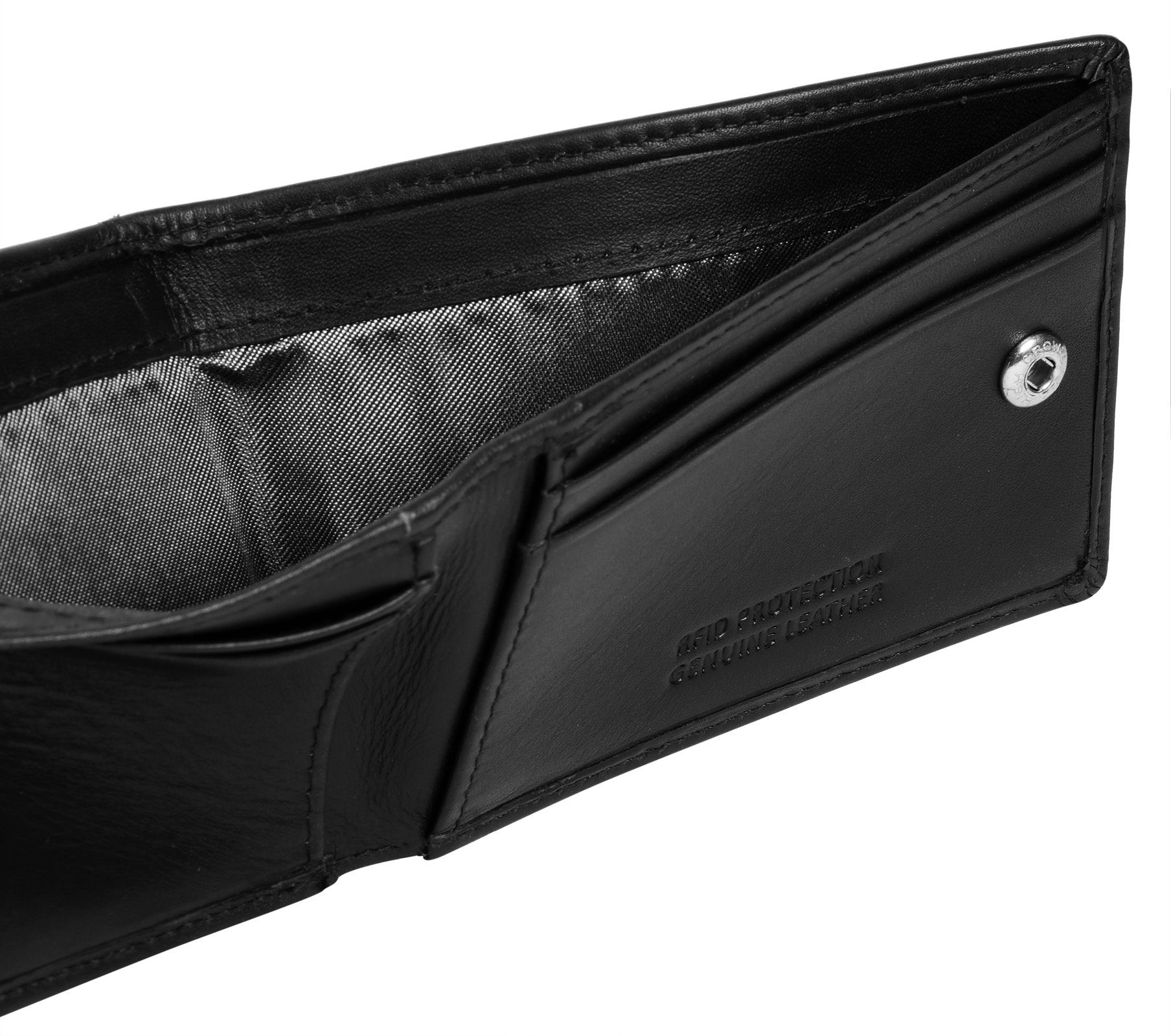bugatti Geldbörse SUPER SLIM RFID, echt Leder