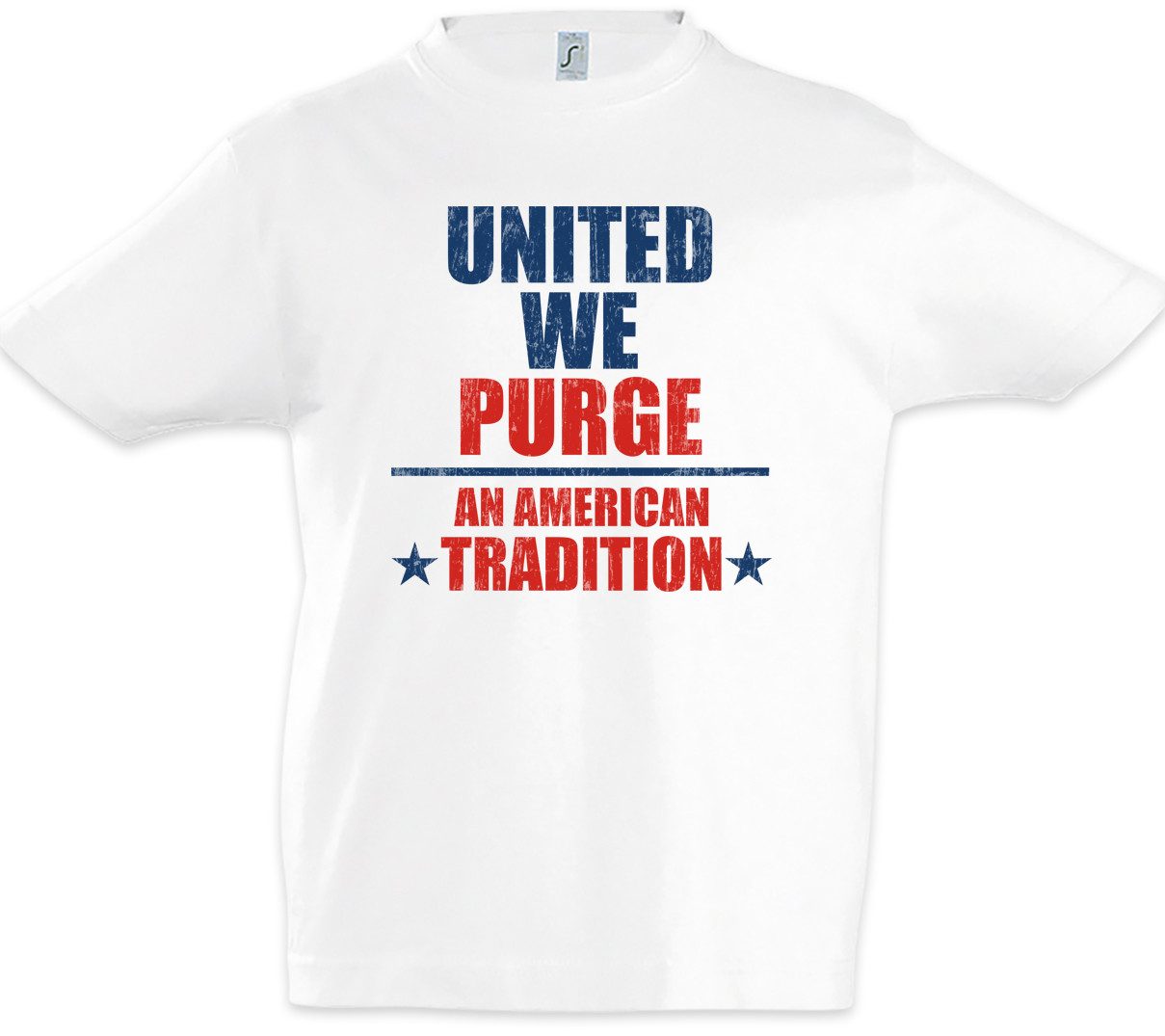 Print-Shirt An American Tradition Kinder T-Shirt The Mask Maske Purge God Symbol
