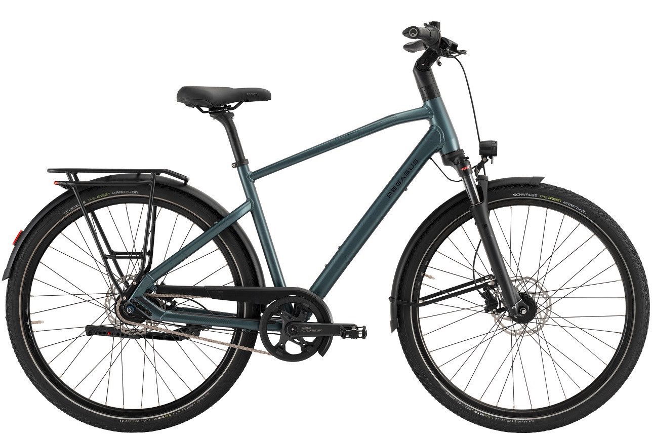 Pegasus Cityrad Pegasus Strong SL 8 Herren grün 2026, 8 Gang SHIMANO Nexus 8 SG-C6001-8CD, Nabenschaltung