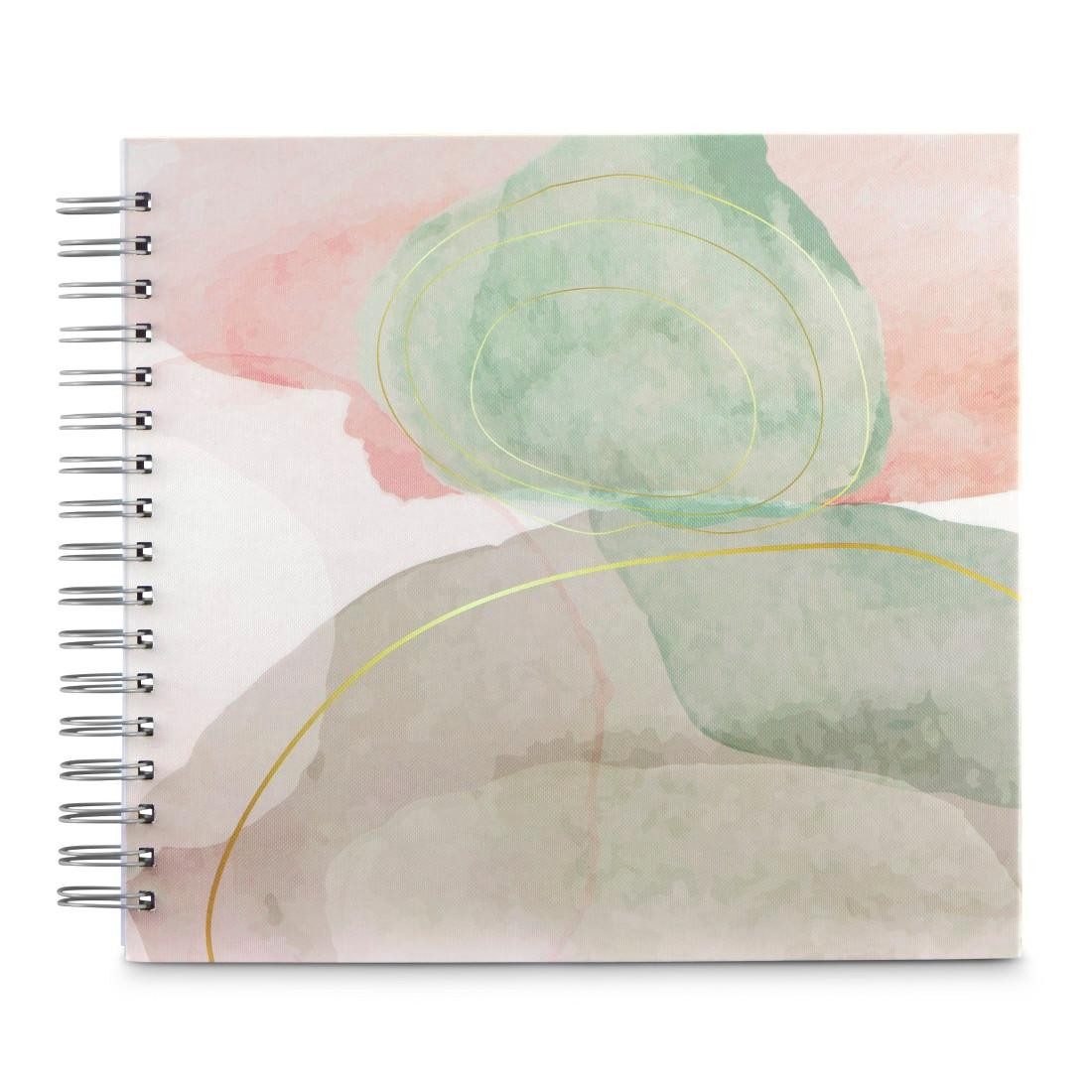 Hama Fotoalbum Spiralalbum für 100 Fotos im Format 10x15 cm, Fotoalbum, Bilderbuch, Zum Selber Einkleben, mit weißen Seiten, Selbstgestalten