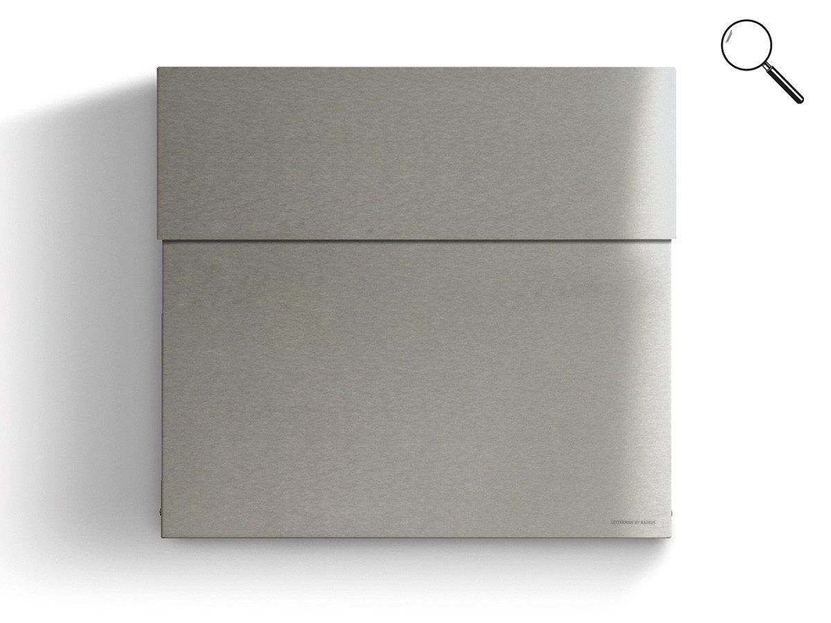 Thumbnail - Radius Briefkasten Briefkasten Letterman 4 Edelstahl inkl. LED Licht, Edelstahl, inkl. akkubetriebener LED-Innenbeleucht...