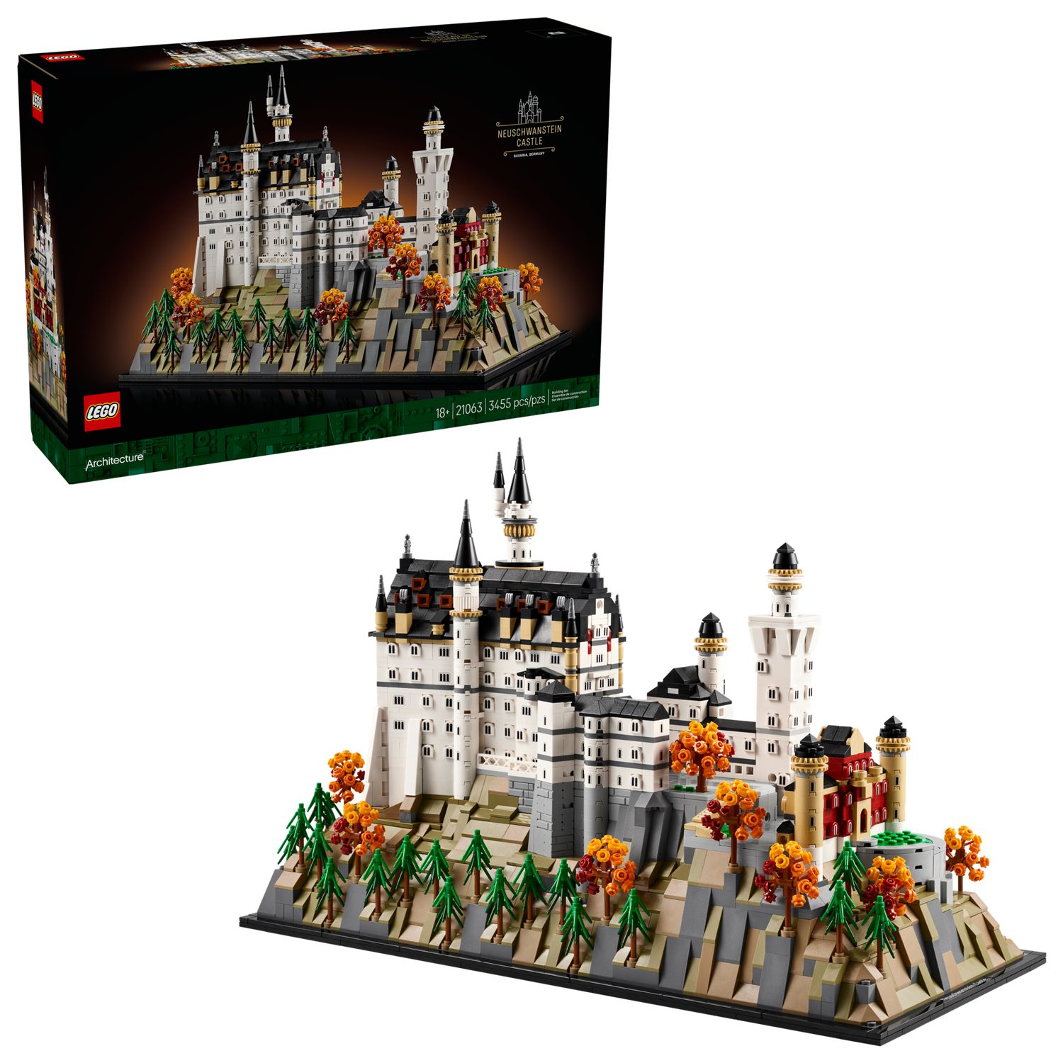 LEGO® Architecture 21063 Schloss Neuschwanstein Spielbausteine, günstig online kaufen