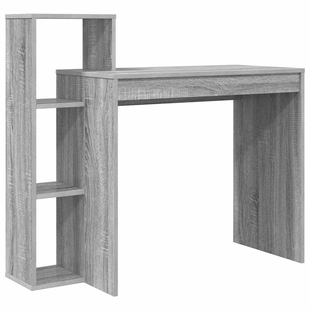 vidaXL Schreibtisch Schreibtisch Grau Sonoma 100 günstig online kaufen