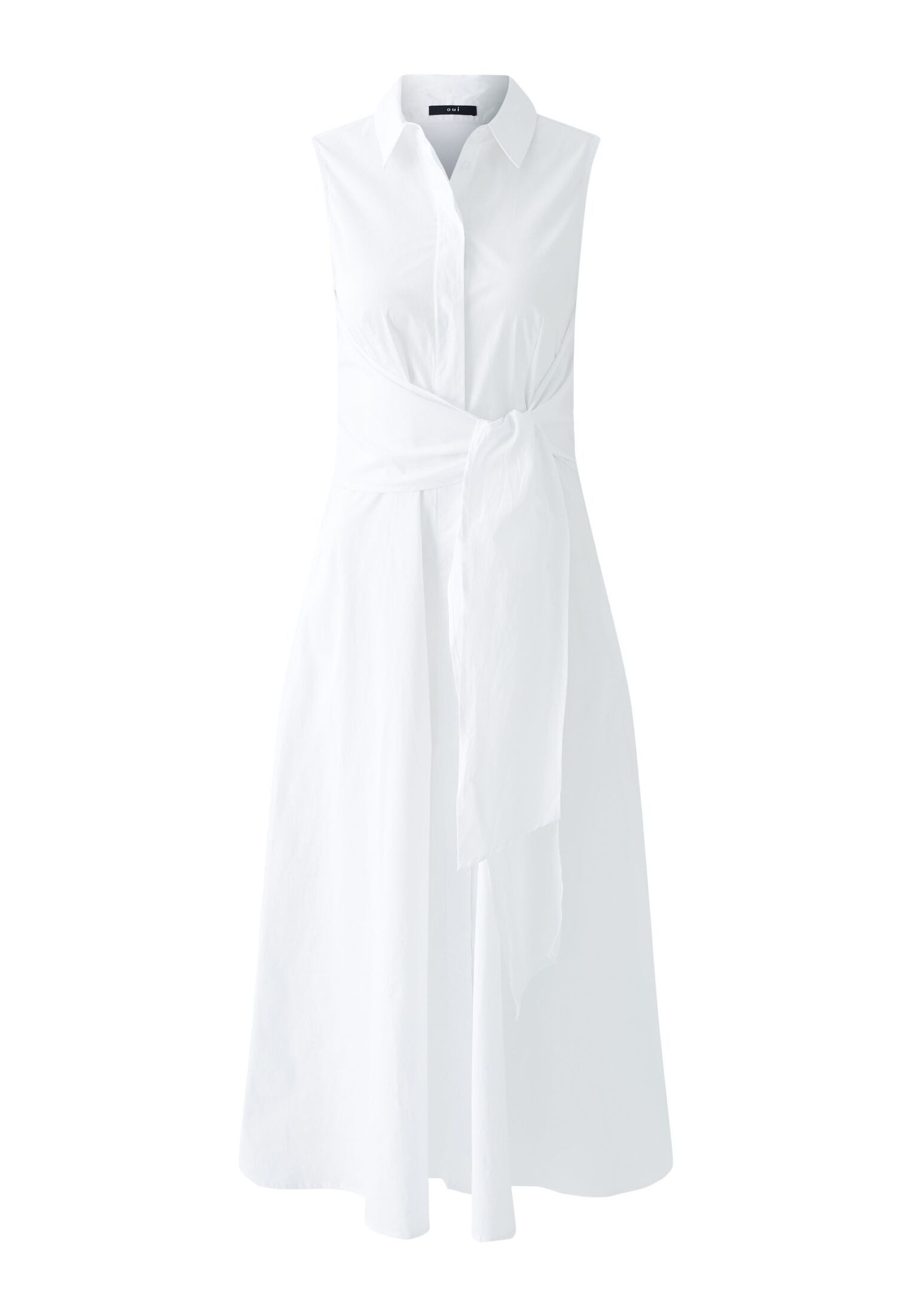 Oui Maxikleid Maxikleid elastische Baumwolle günstig online kaufen