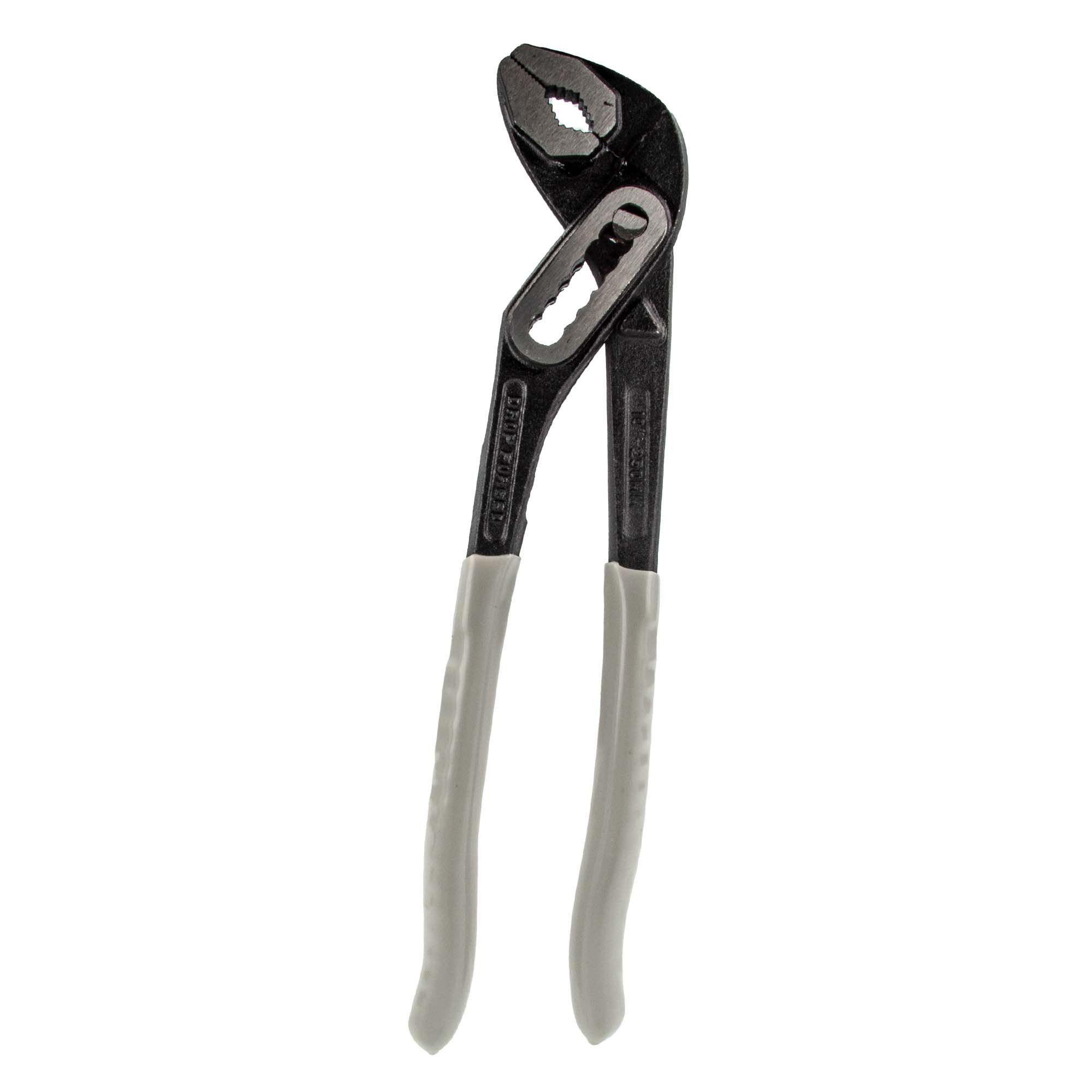 EUROTOOLS Zangenset Wasserpumpenzange 250 mm, Spannbereich 35 mm, Rohrzange geschmiedet
