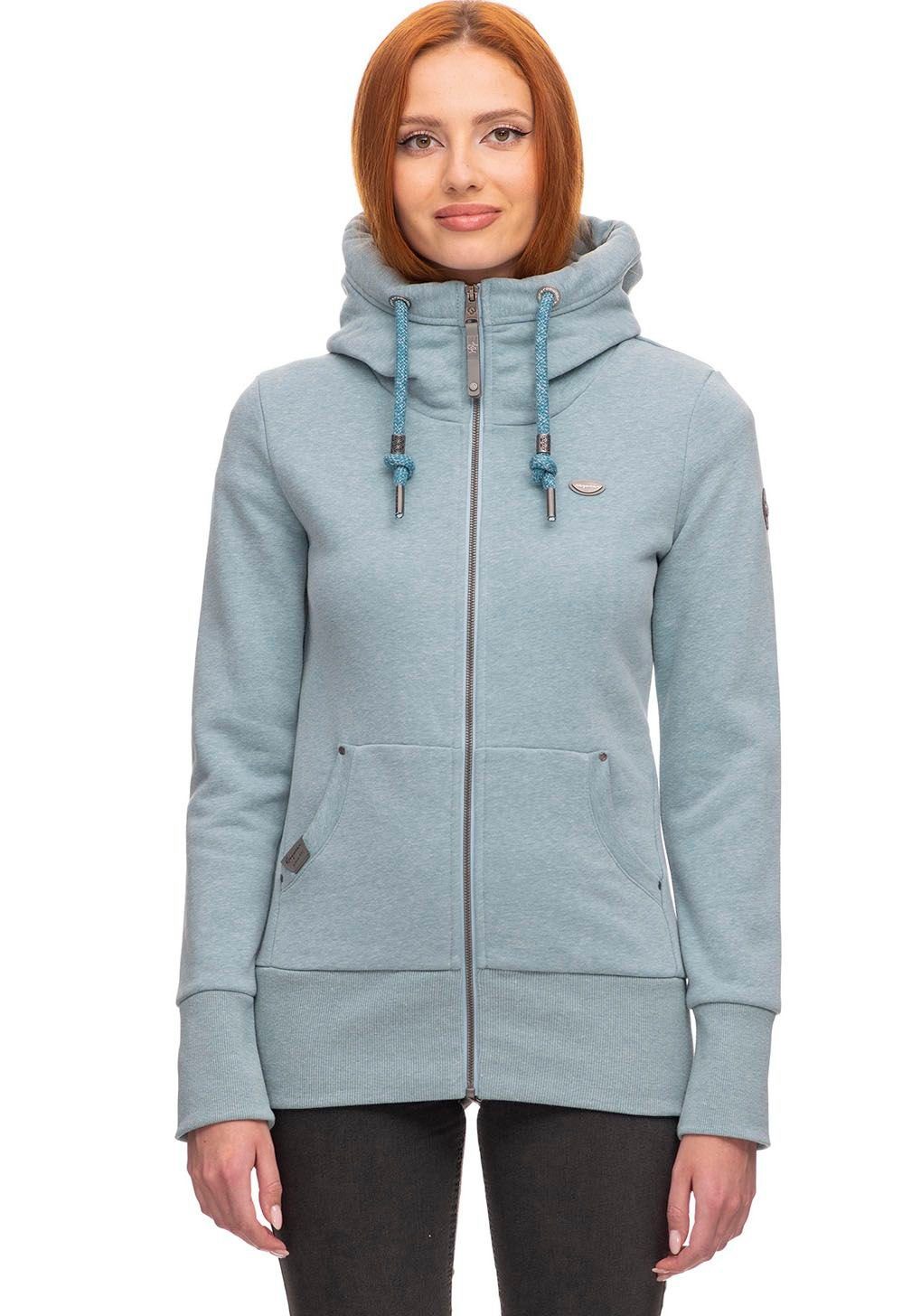 Ragwear Kapuzensweatjacke NESKA ZIP stone blue