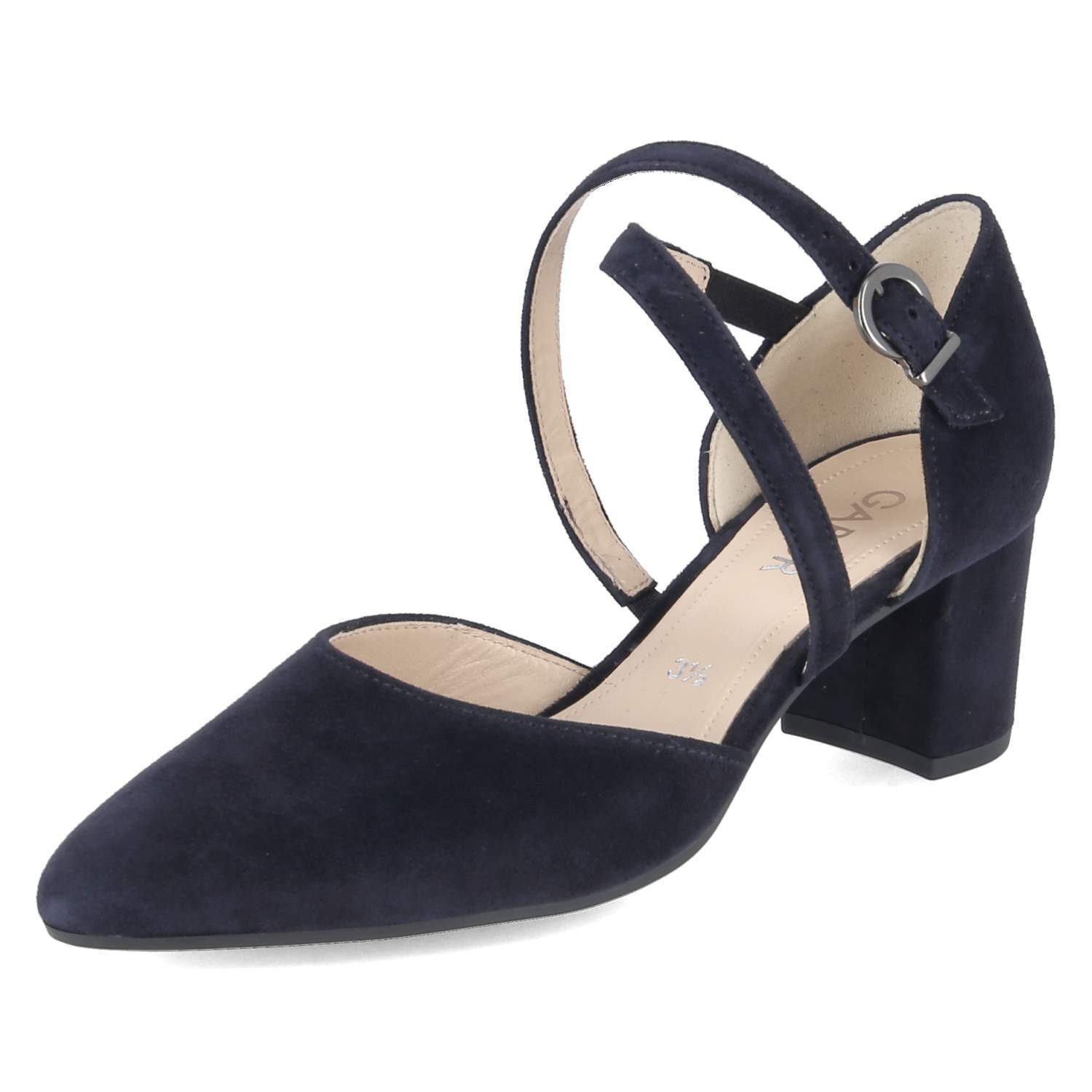Gabor Gabor 81.343.16 Damen Rauleder blau Keilpumps günstig online kaufen