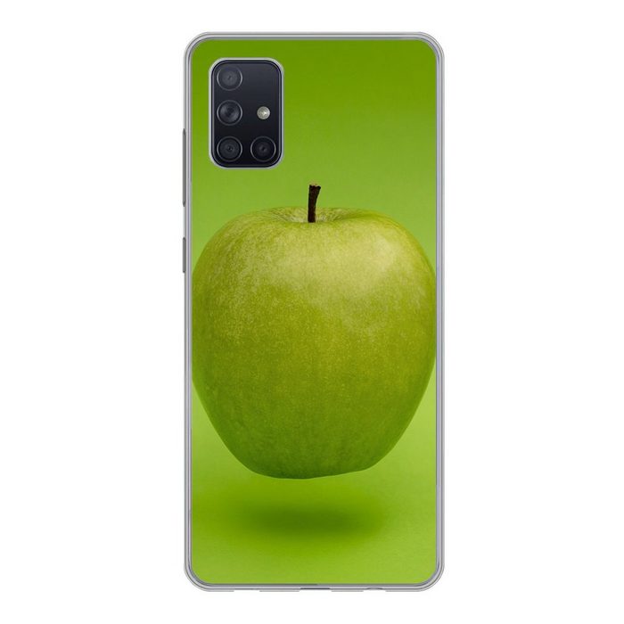 MuchoWow Handyhülle Obst - Apfel - Grün Phone Case Handyhülle Samsung Galaxy A71 Silikon Schutzhülle