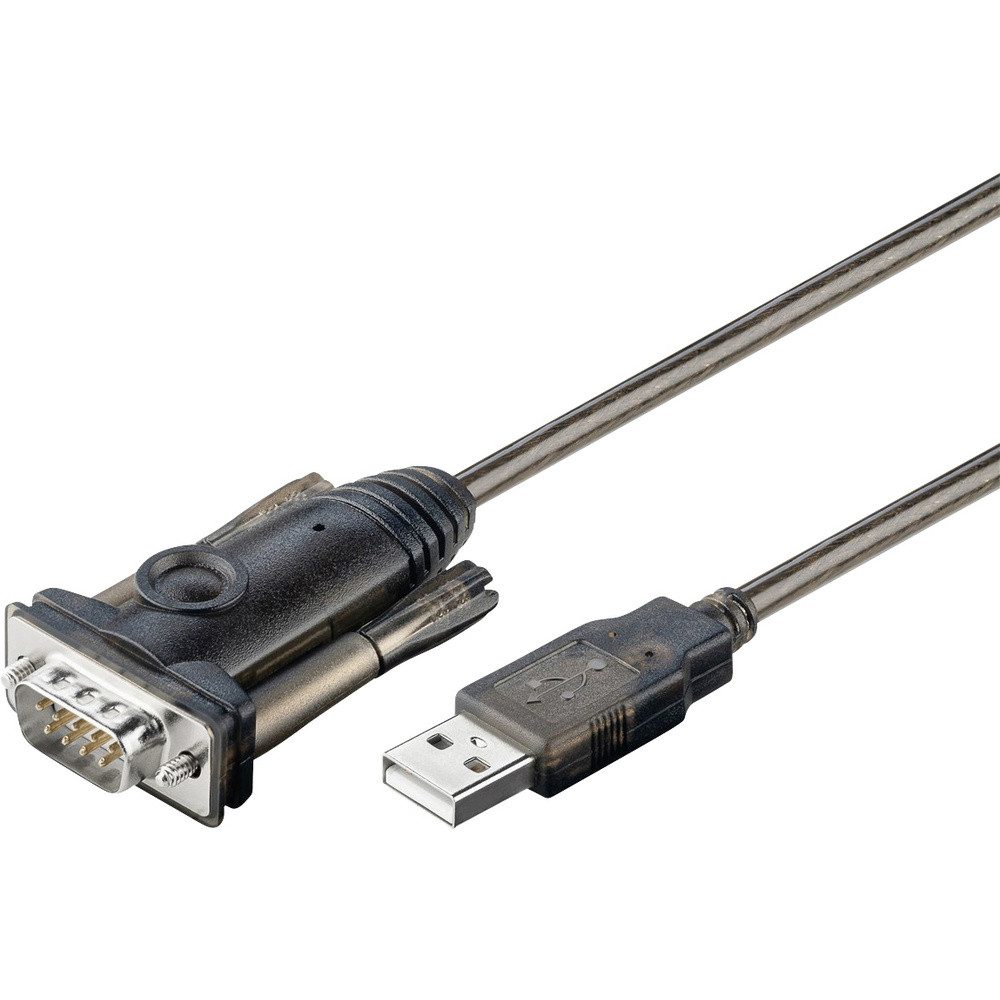 Goobay Goobay Seriell Adapterkabel [1x USB-A Stecker - 1x D-SUB-Stecker 9pol. USB-Adapter, 150.00 cm