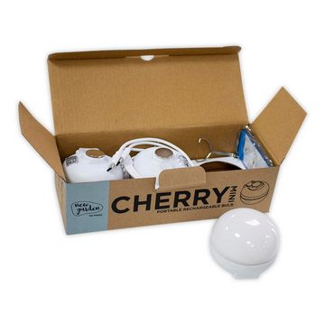 click-licht Gartenleuchte LED Akku Lichtobjekt Cherry Mini Bulb in Weiß 3W 1050lm IP54 3er Set, keine Angabe, Leuchtmittel enthalten: Ja, fest verbaut, LED, warmweiss, Gartenleuchten