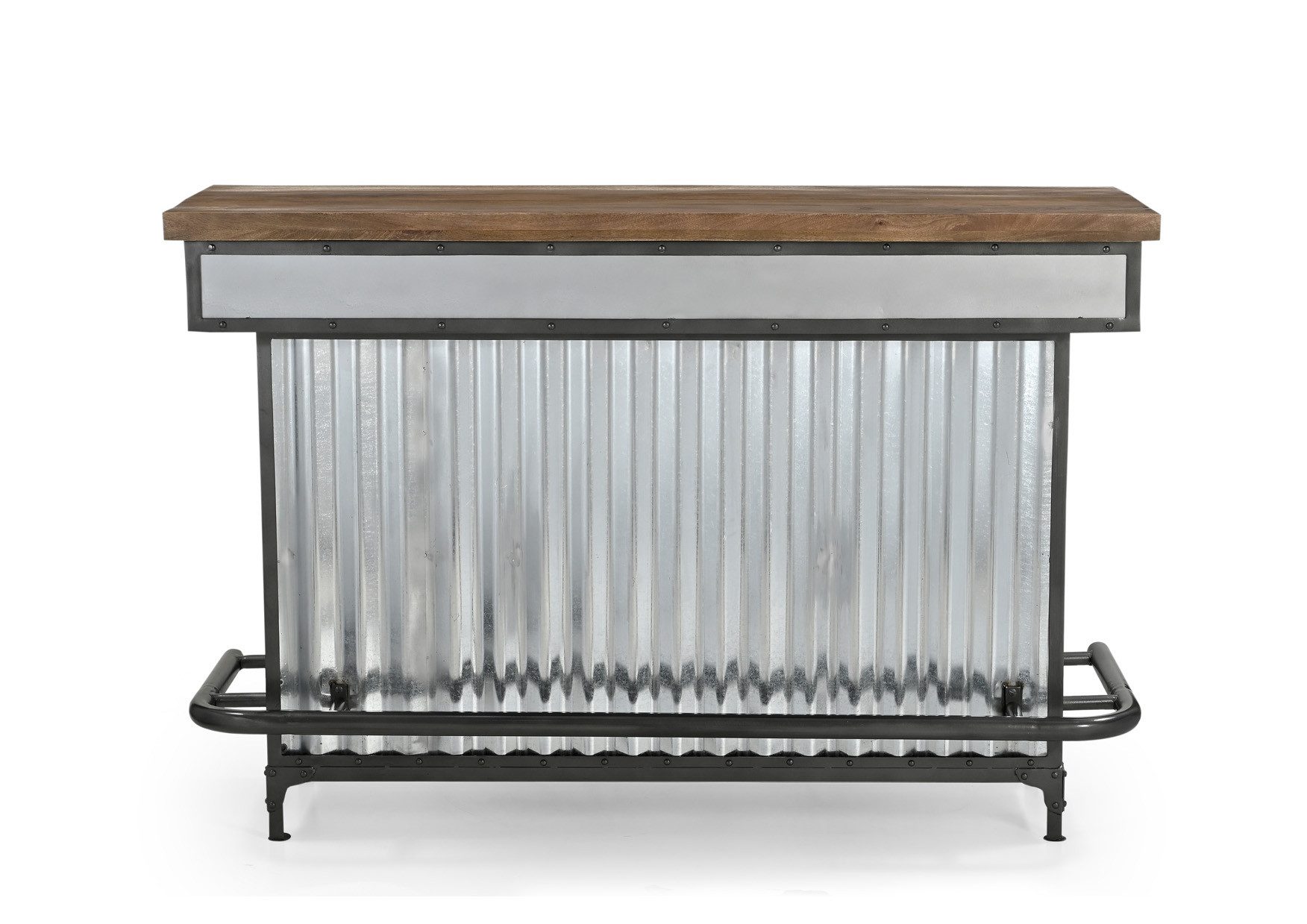 More2Home Barschrank Bartresen/Ladentheke THEKE, Metall/Holz, 160 cm breit günstig online kaufen