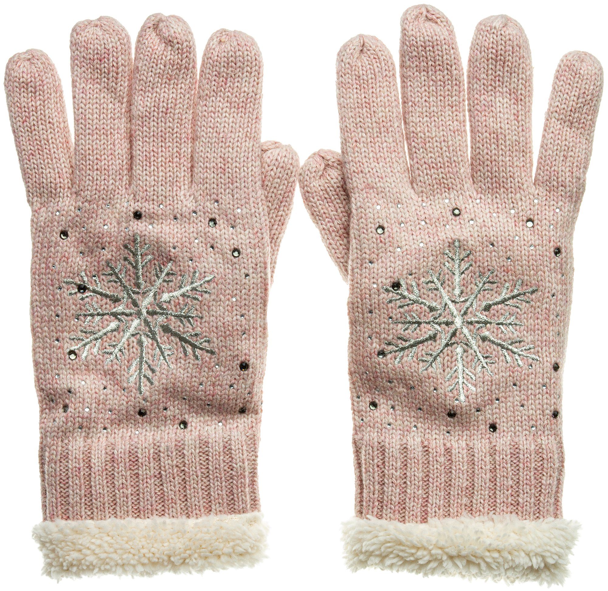 Caspar Strickhandschuhe GLV009 warm gefütterte Damen günstig online kaufen