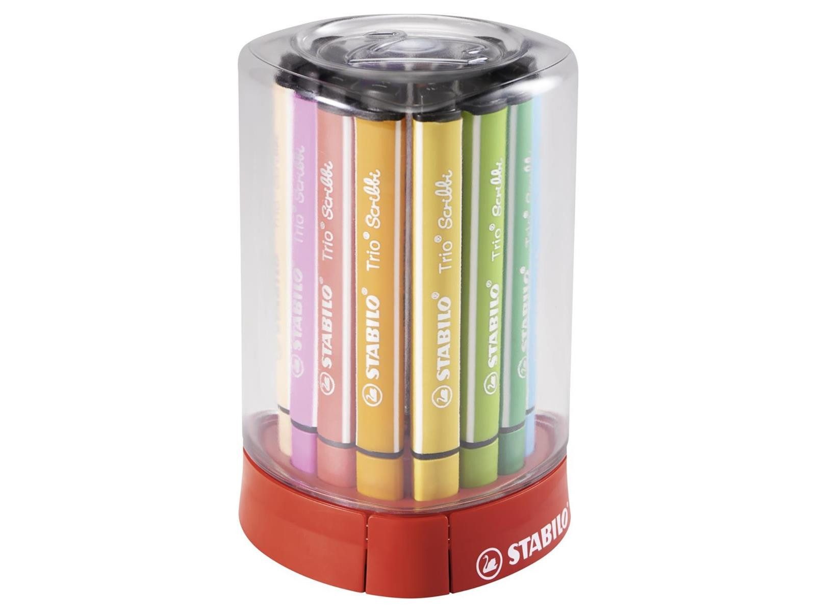 Filzstift STABILO Trio Scribbi Dreikant-Filzstift - 1,5-2,0 mm - 12er Tischset
