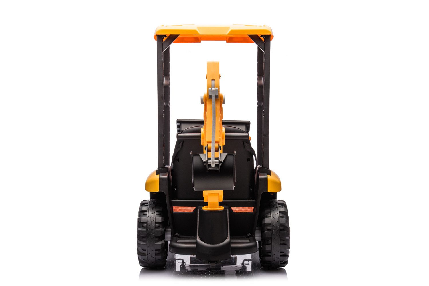 Smarty Elektro-Kinderauto Elektro Kinder Traktor JCB 4 in 1 Bagger und Bulldozer 2x30W 12V/7Ah