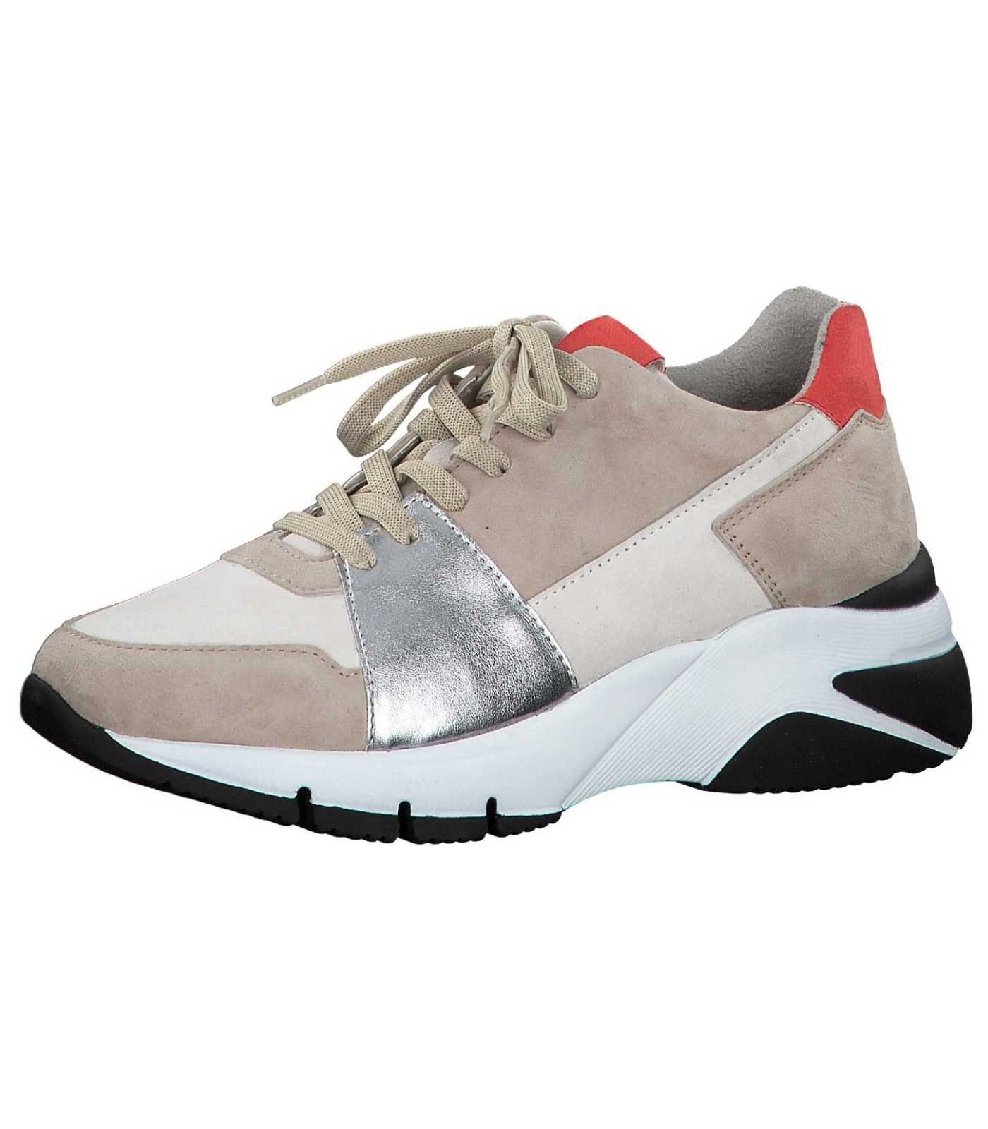 Tamaris Sneaker Leder/Textil Sneaker Taupe