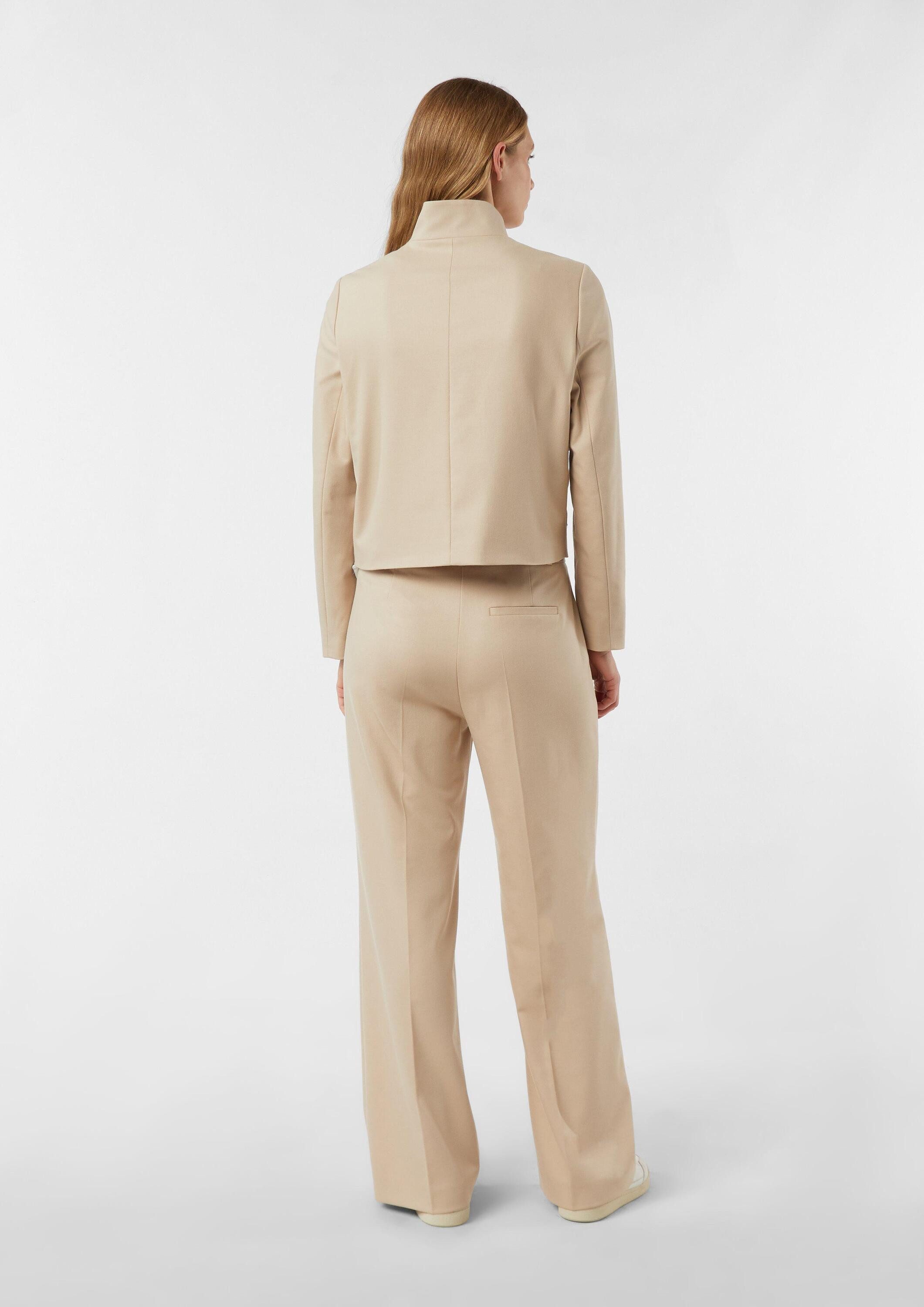 comma Funktionsjacke Indoor-Jacke Kurze Jacke aus Flanell