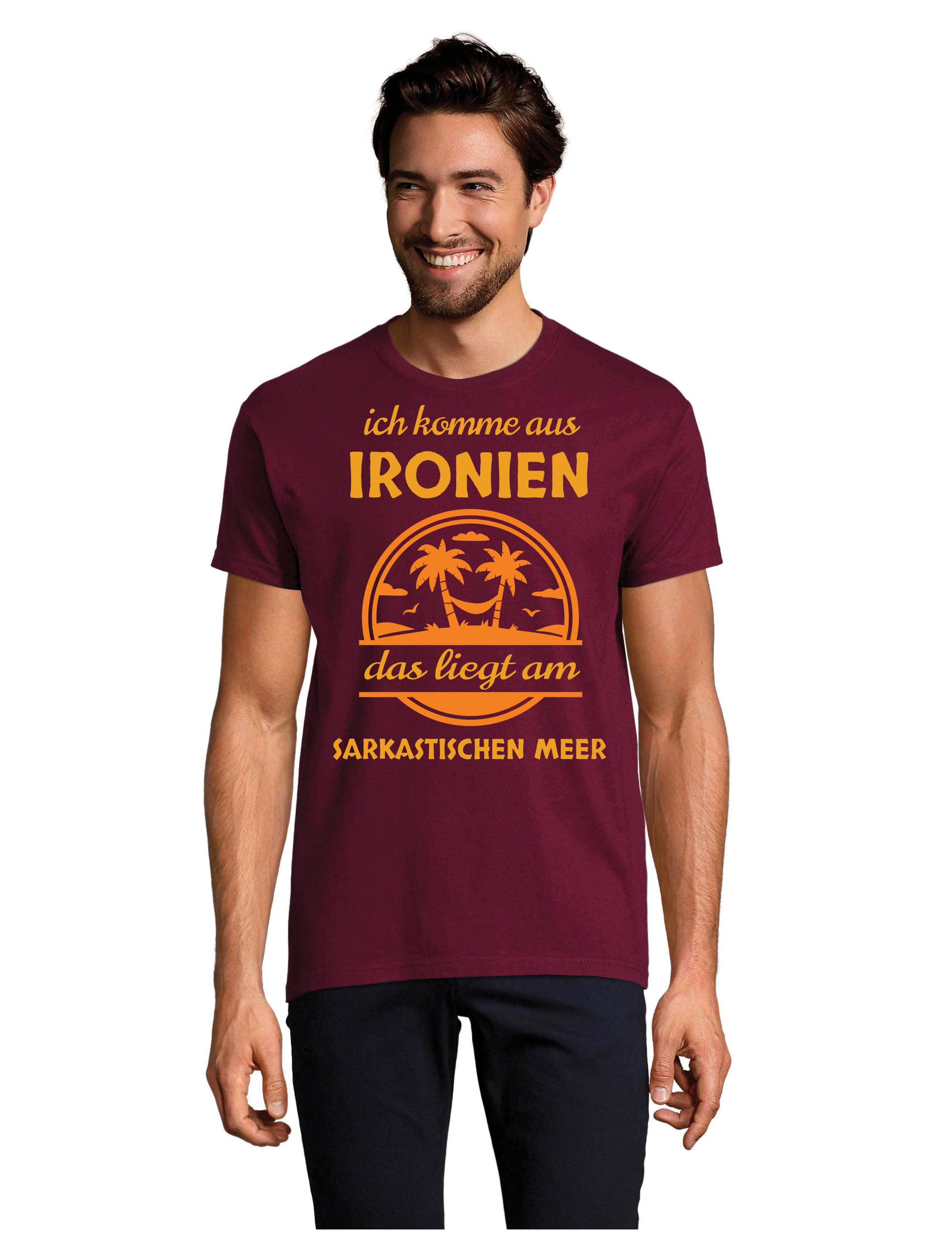 Youth Designz T-Shirt "Ironien" Herren T-Shirt witziger Spruch Geschenk Mot günstig online kaufen