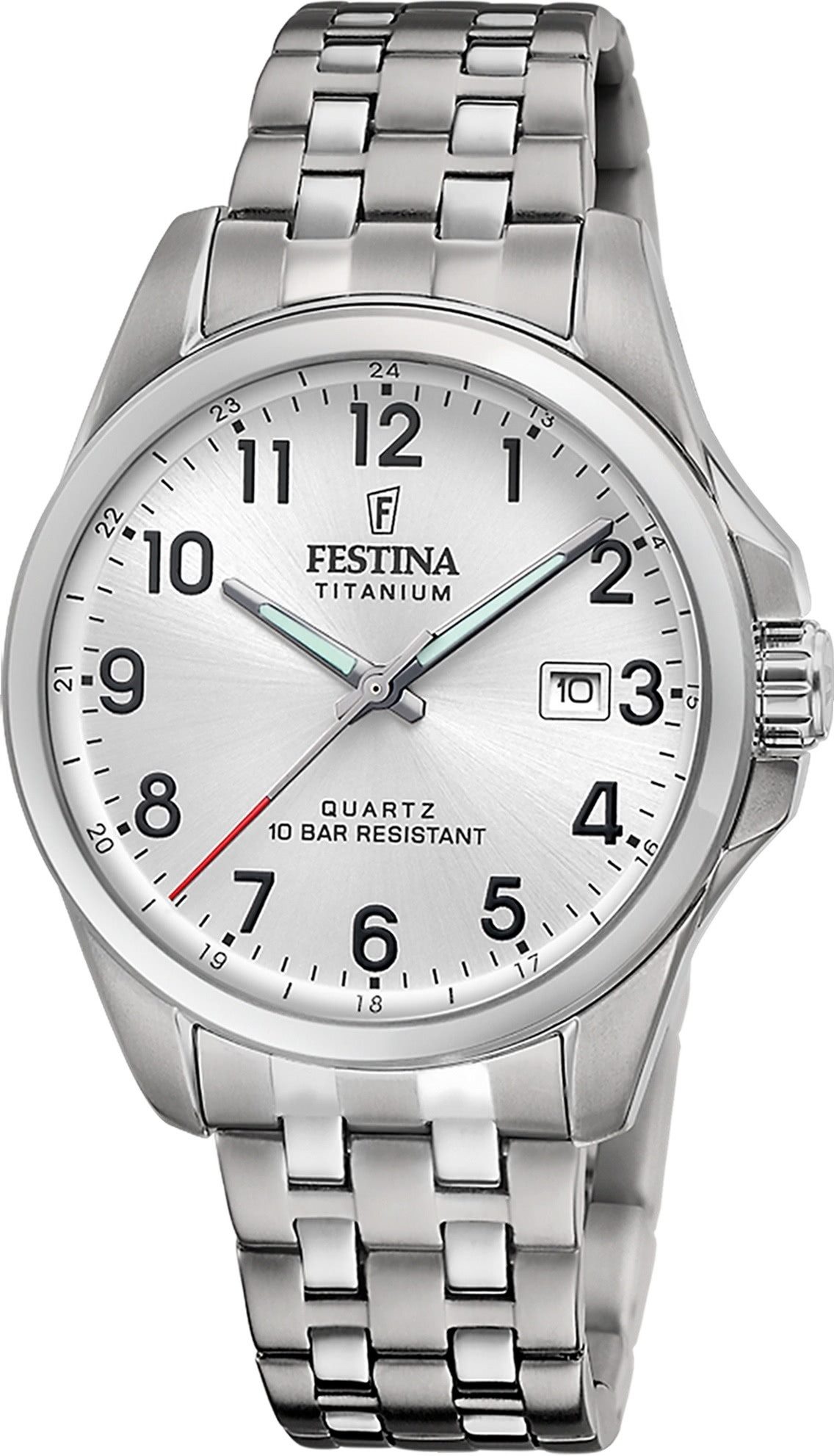 Quarzuhr Festina Herrenuhr Titanium Armbanduhr