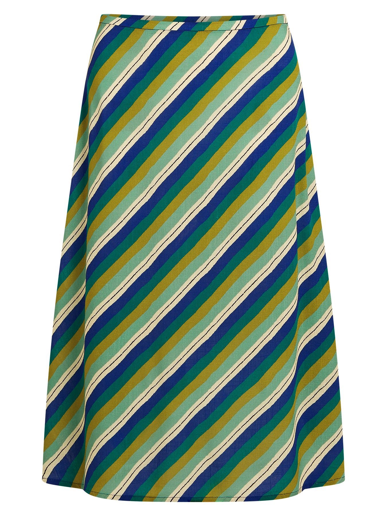 King Louie A-Linien-Rock Juno Midi Skirt Cliff