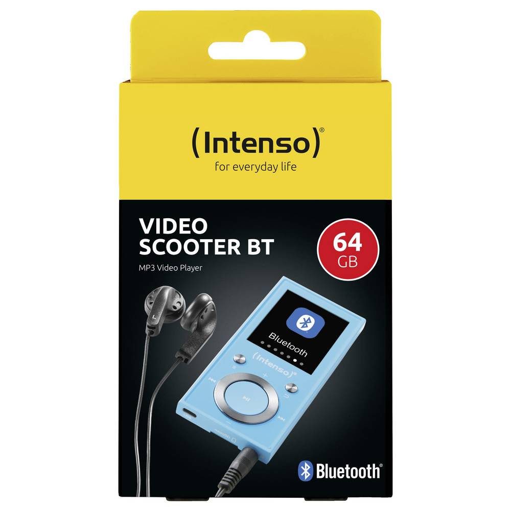 Intenso MP3 Videoplayer 64GB Music Walker MP3-Player Blau 3717494 MP3-Player