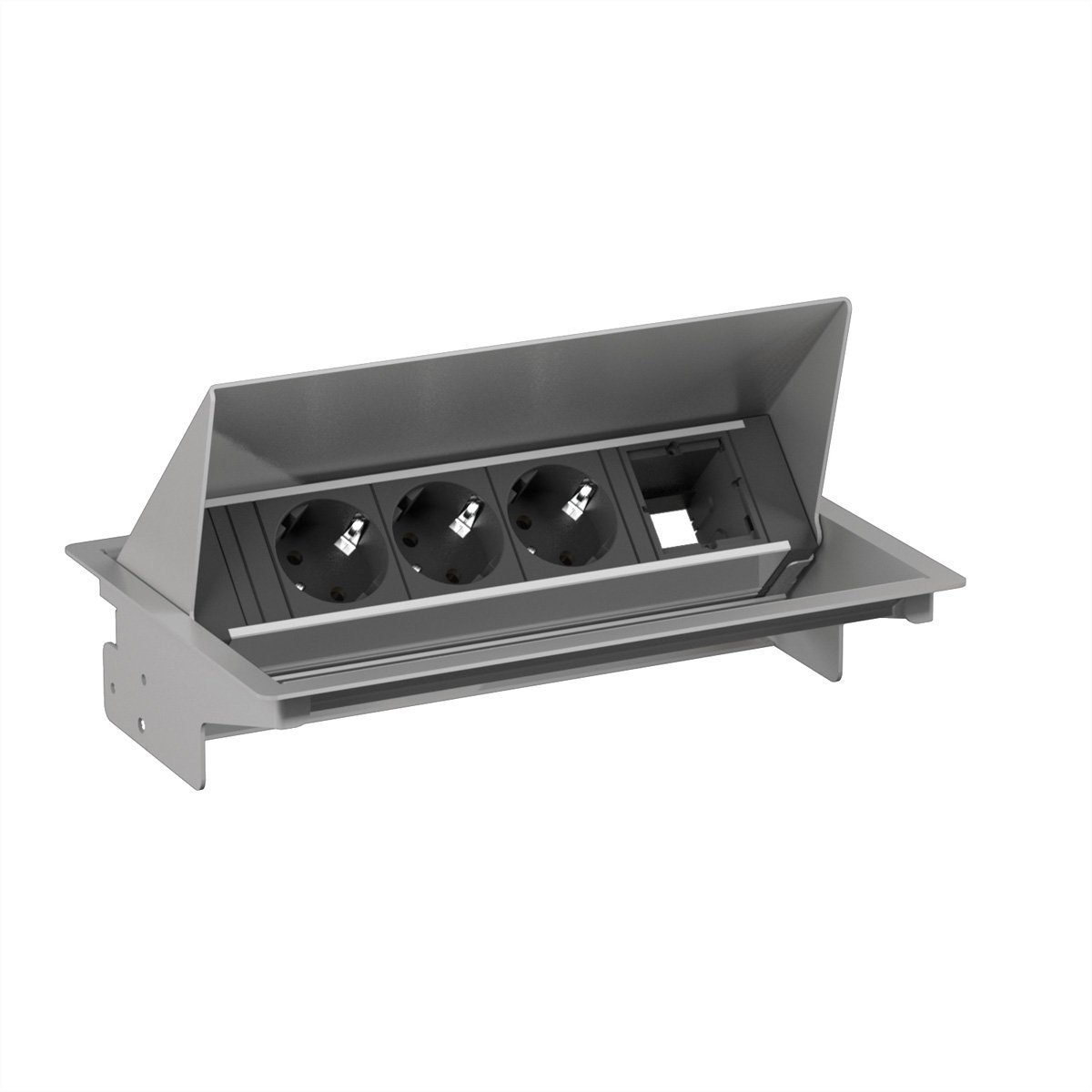 Bachmann CONEO SET 3x Schutzkontakt 1x ABD Steckdosenleiste (Kabellänge 0.2 m), 900.400