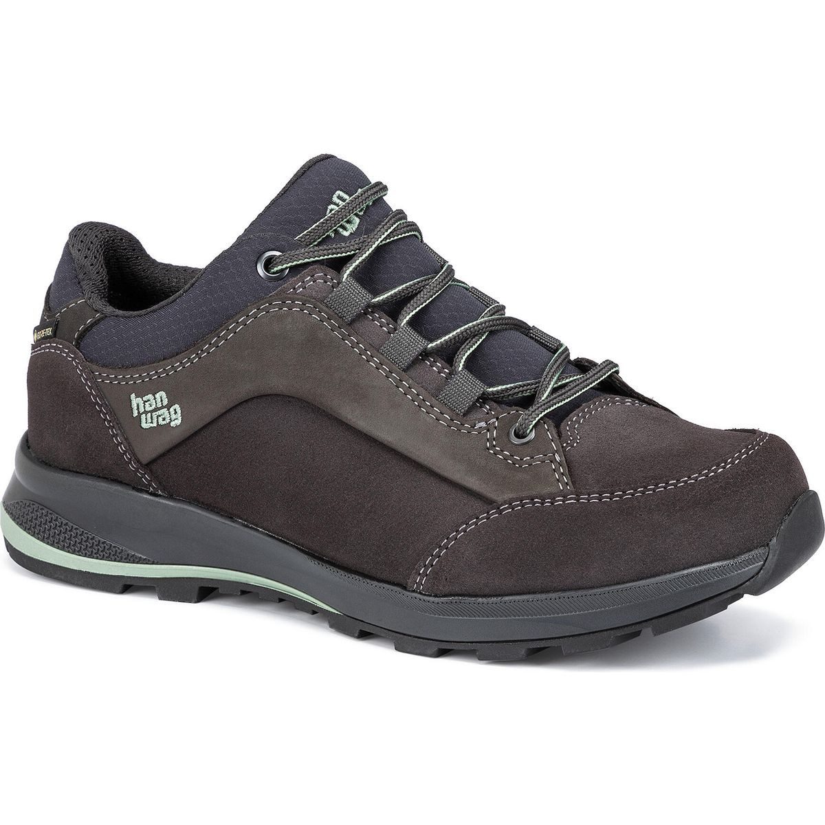 Hanwag Banks Low Bunion Lady GTX Hikingschuh Komfortabler Damen-Halbschuh aus Leder mit wasserdichter GORE-TEX