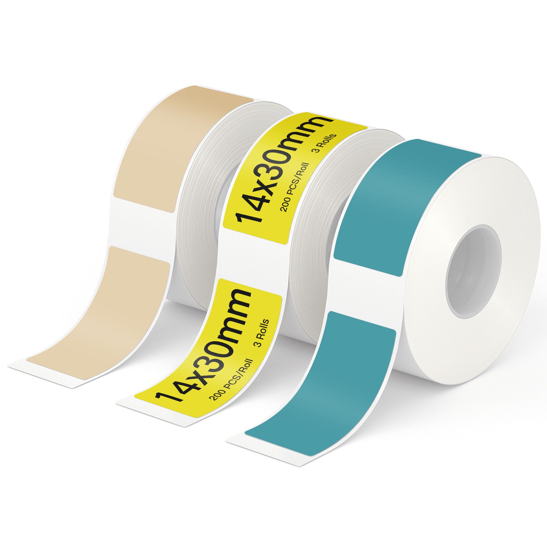 Inateck Etikettenpapier Wasser- und ölabweisendes Thermopapier, 3 Rollen/Box, für Büro und Zuhause