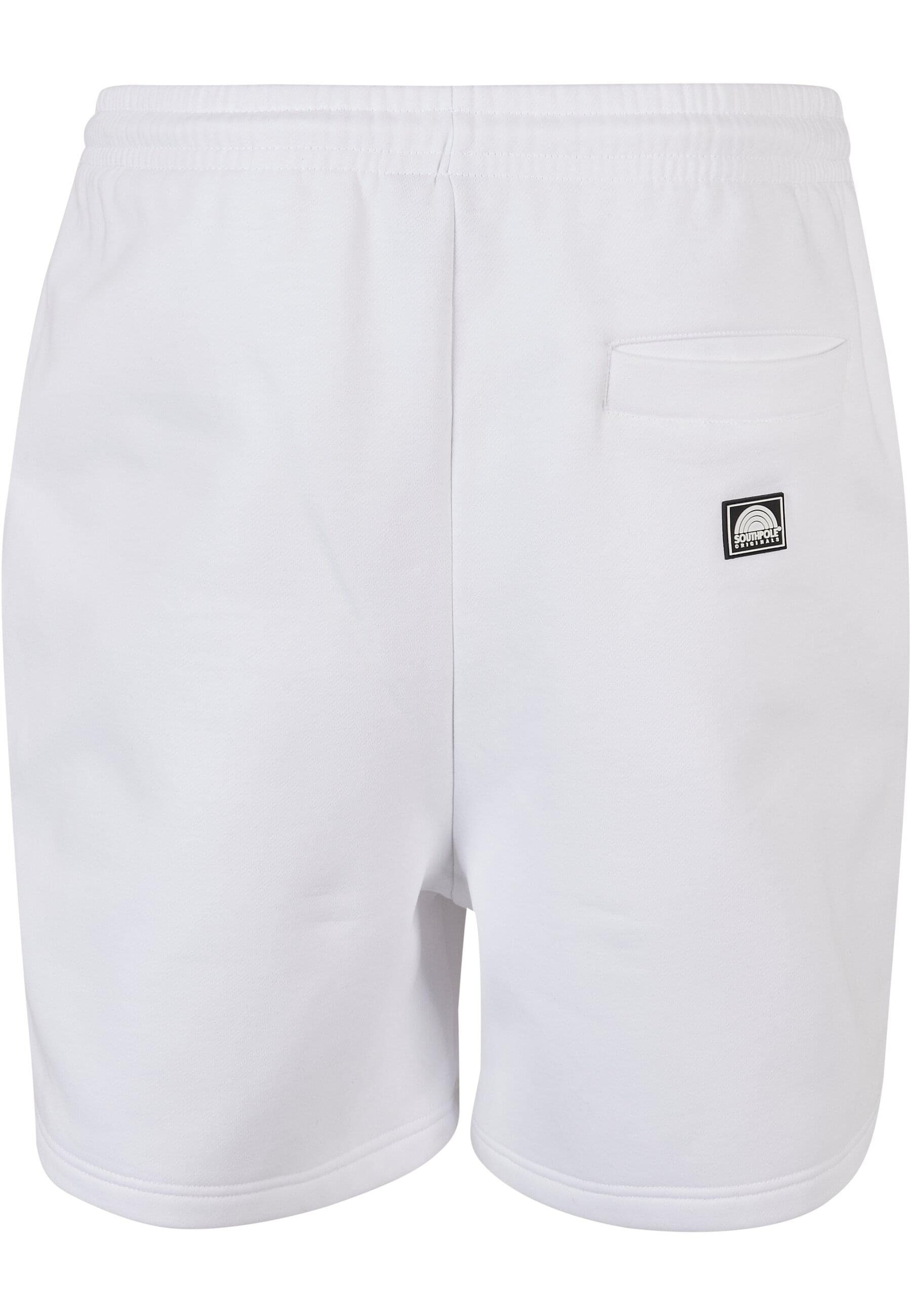 Southpole Stoffhose Herren Southpole (1-tlg) Shorts Basic white Sweat