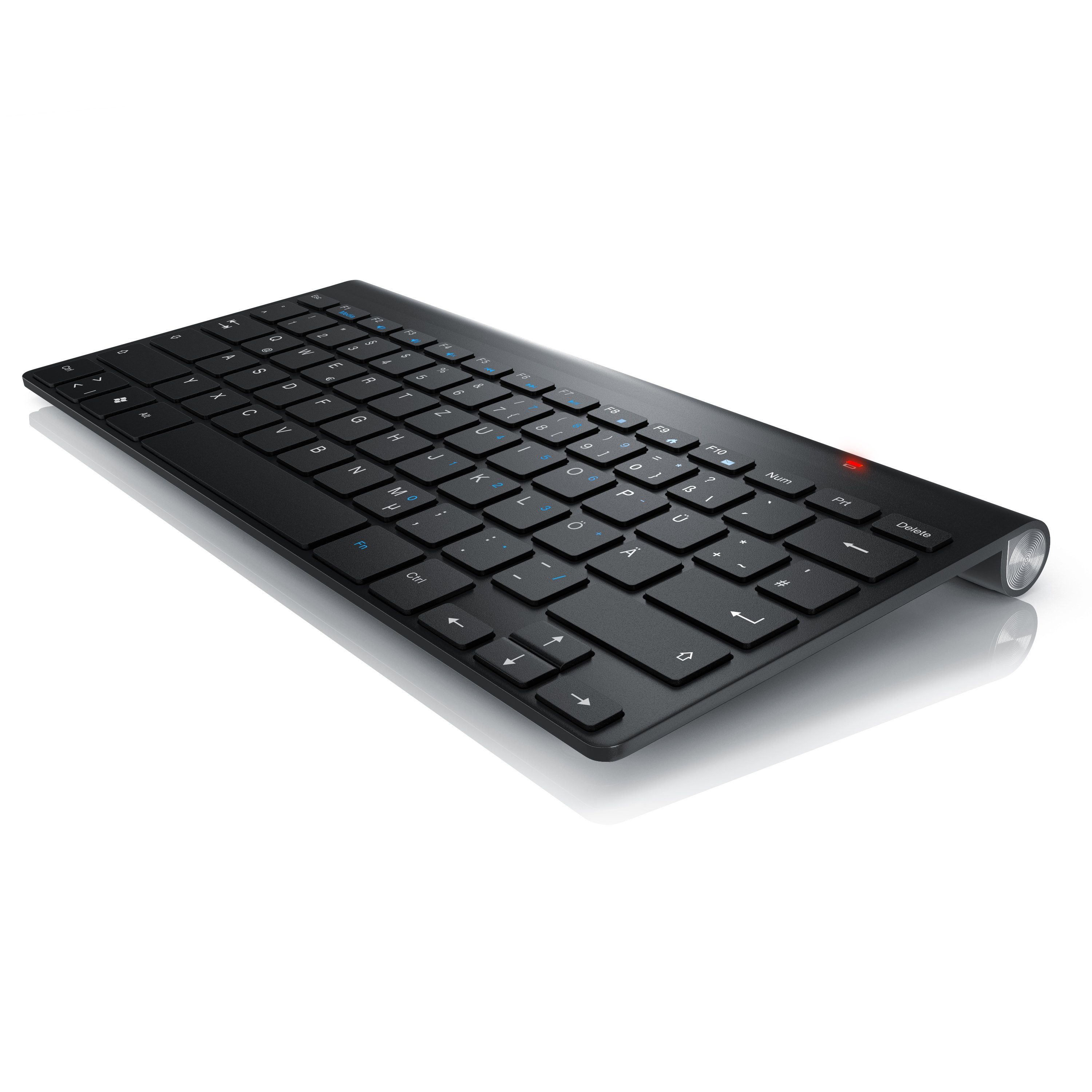 Aplic Wireless-Tastatur (kabelloses Slim Keyboard 2,4GHz, Windows Tastaturlayout, QWERTZ Layout)