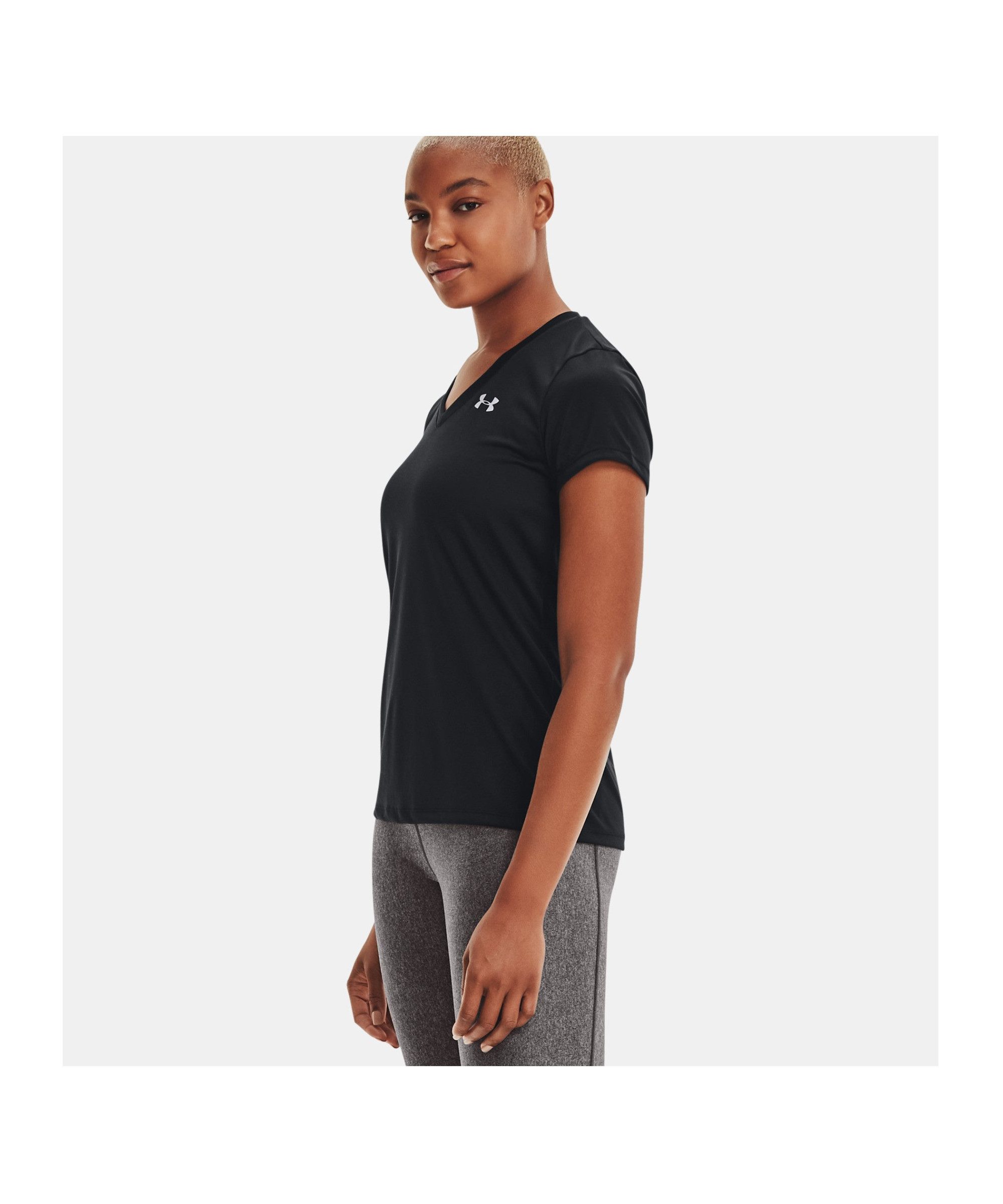 Under Armour® T-Shirt Under Armour Tech V-Neck T-Shirt Damen Polyester