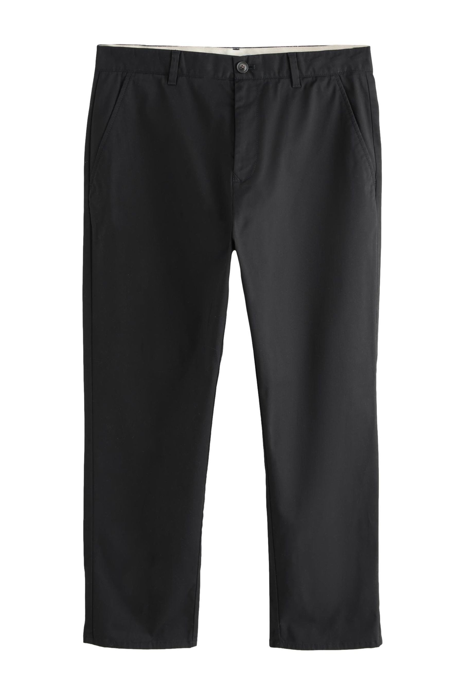 Chinohose Straight Fit Chinohose mit Stretch und Baumwolle