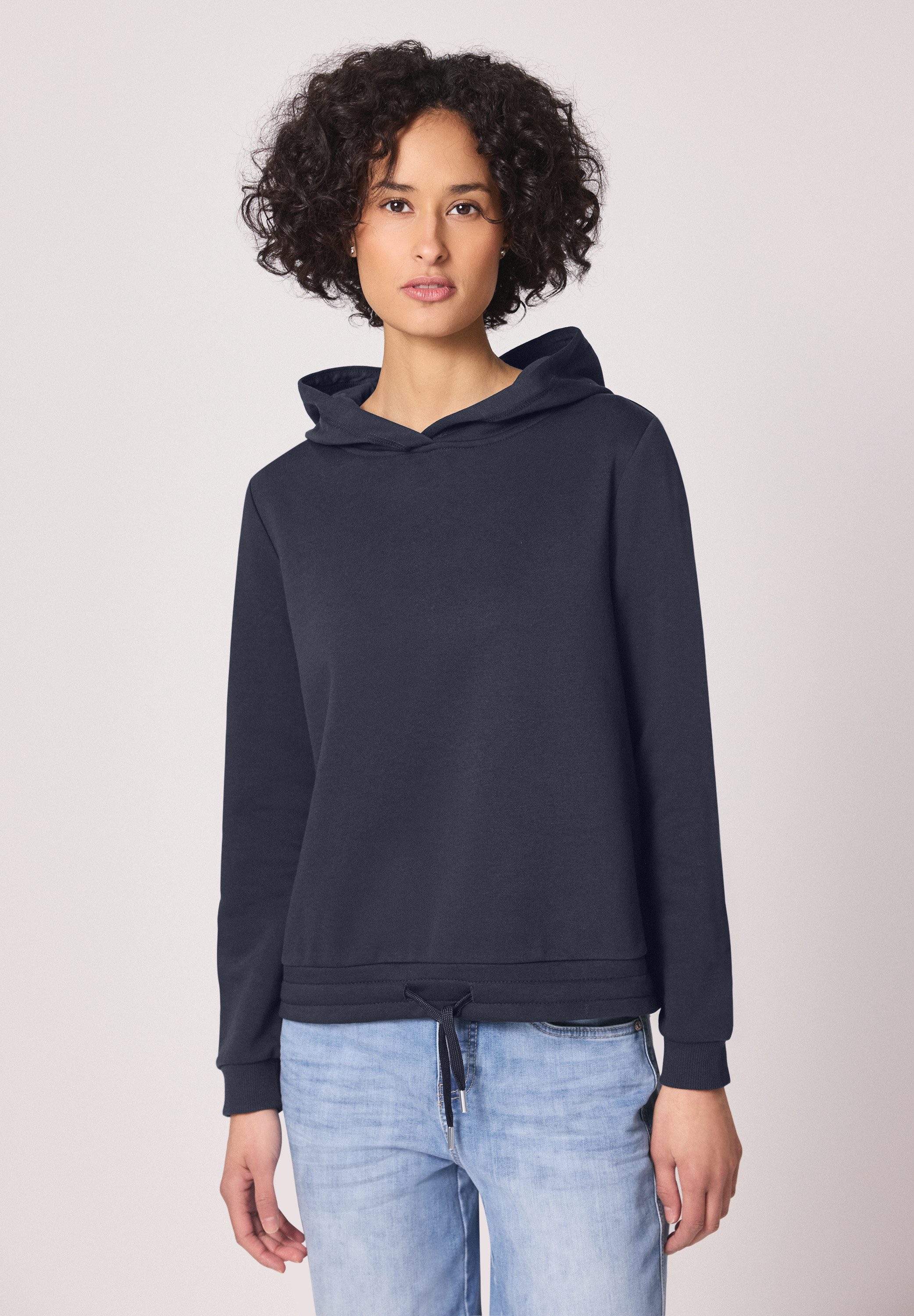 STREET ONE Sweatshirt in Unifarbe