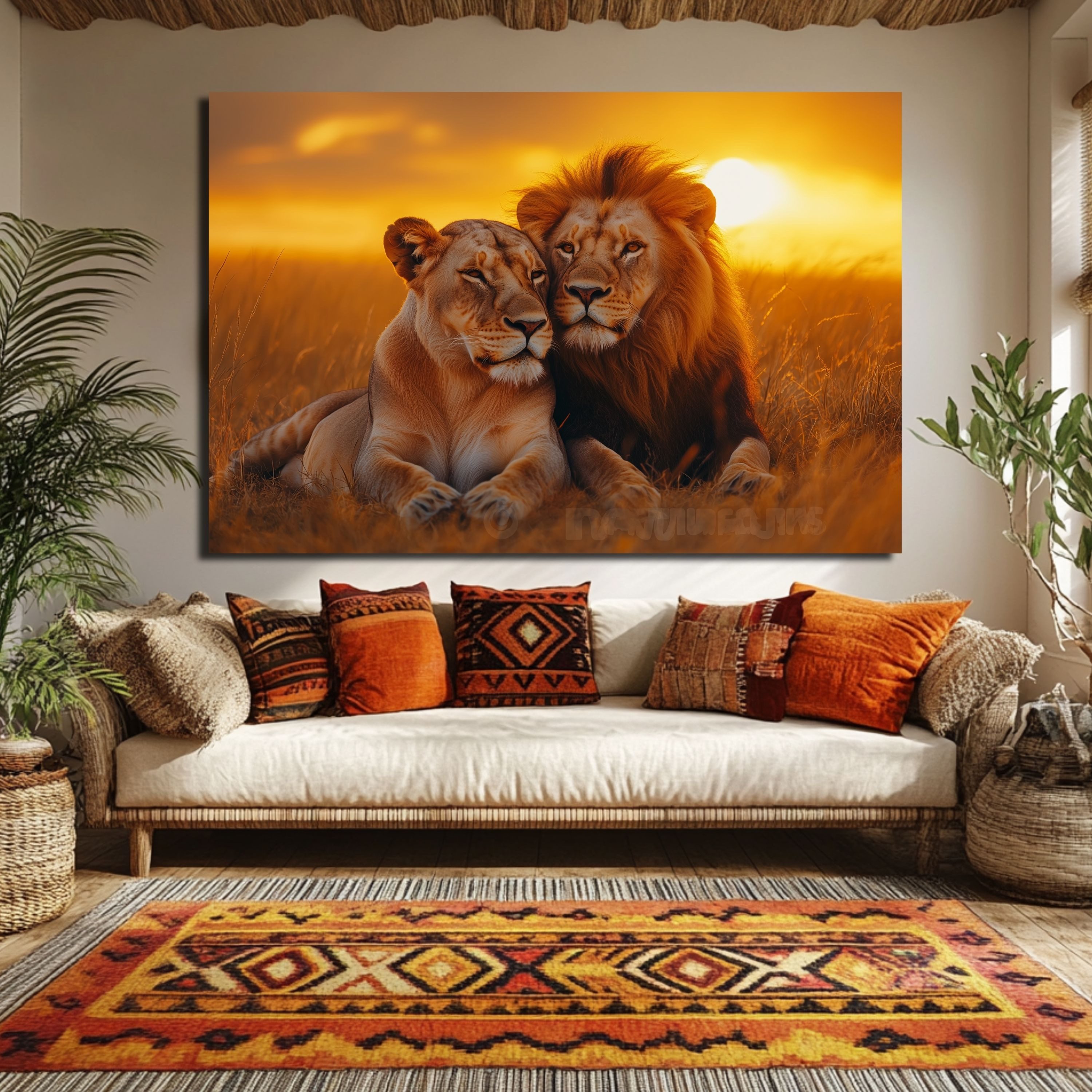 DARO Design Leinwandbild Modern Abstrakt Wandbilder XXL Wandbild Wand Deko günstig online kaufen