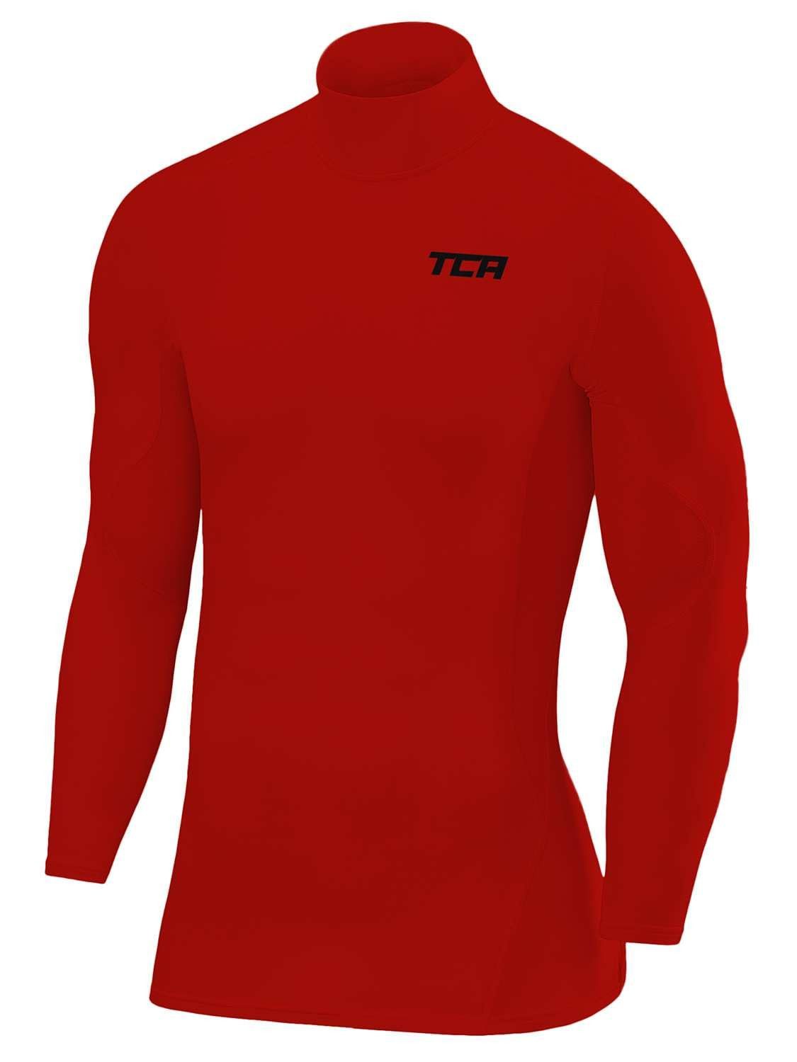 TCA Trainingsshirt TCA Herren SuperThermal Baselayer Langarmshirt - Rot (1- günstig online kaufen