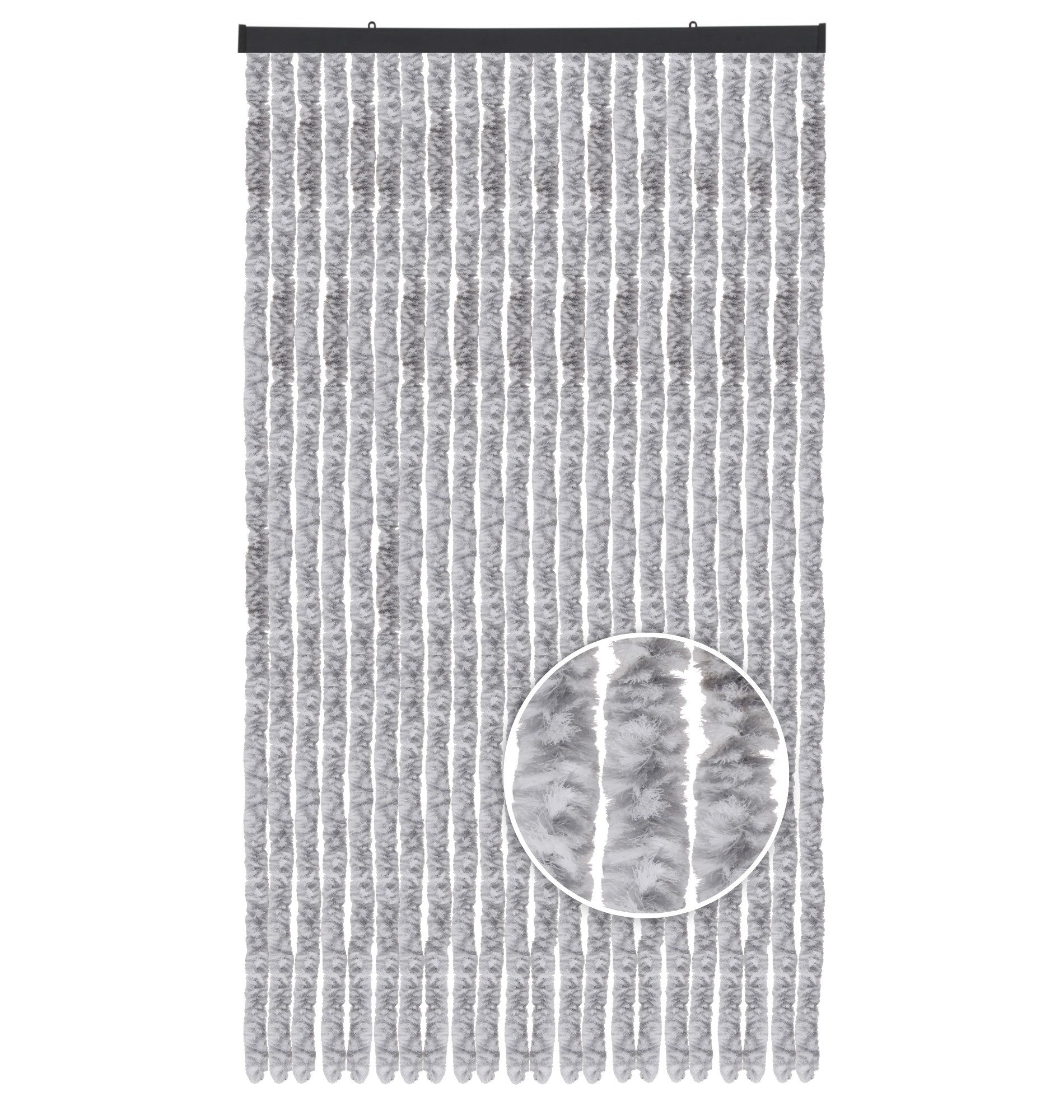 Arsvita Türvorhang Flauschvorhang 90cm x 200cm (1 St), Ösen, blickdicht, In günstig online kaufen