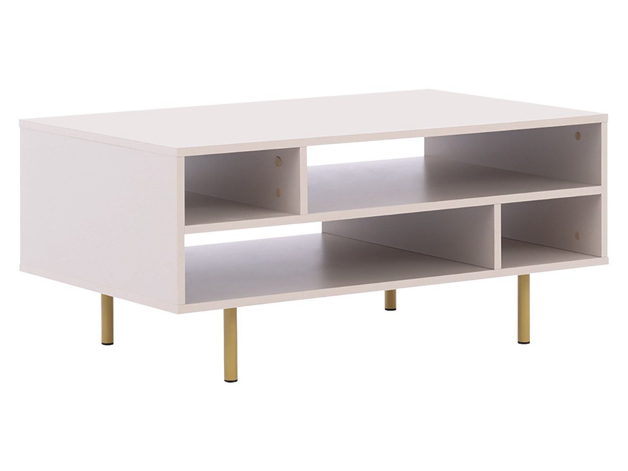 MIRJAN24 Couchtisch Nubia, Metallfüße, 100x60x45 cm