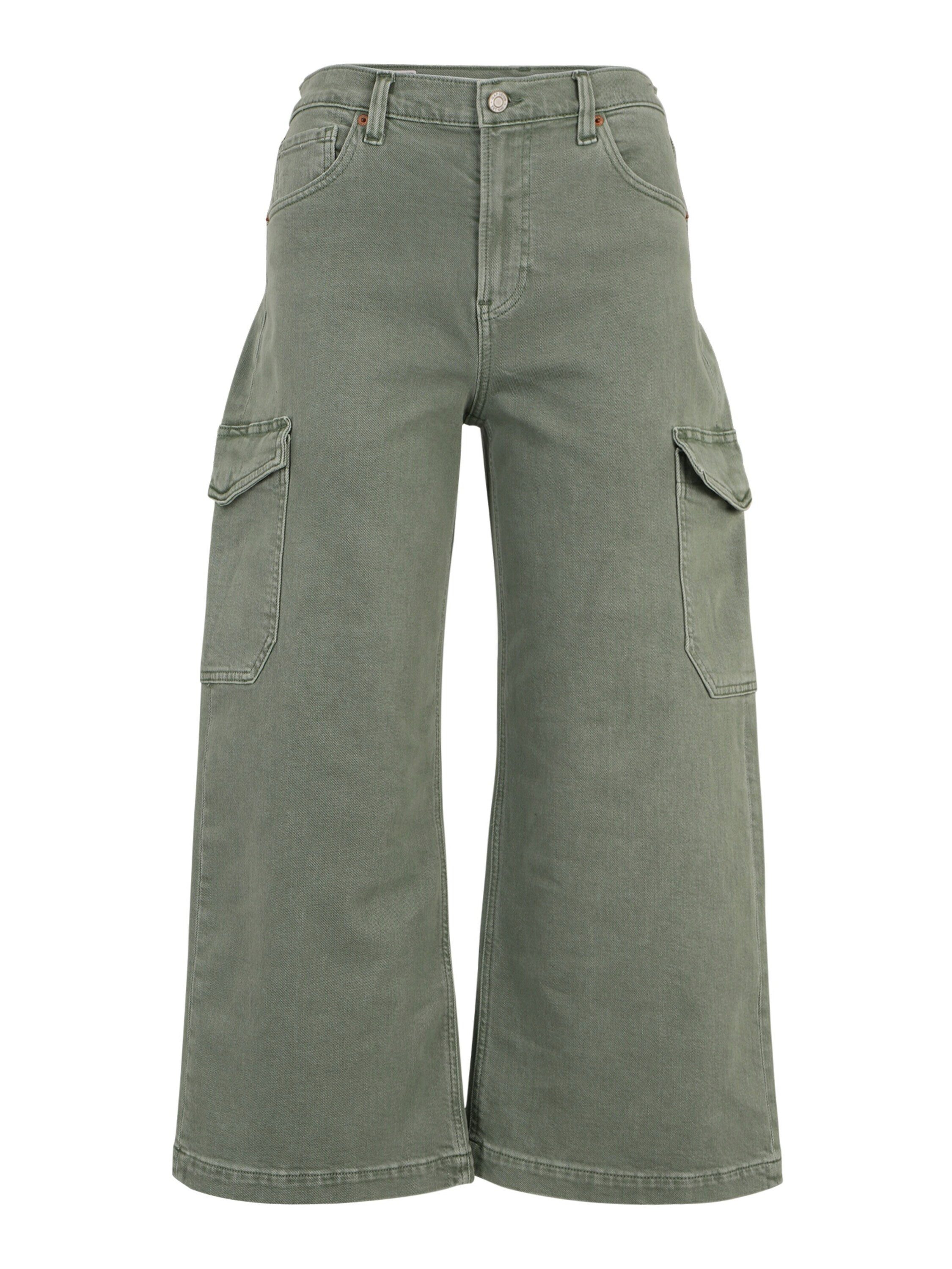 Gap Petite Cargohose (1-tlg) Plain/ohne Details