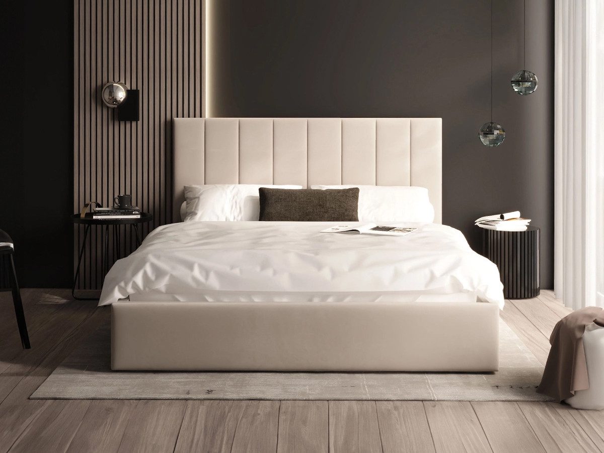 thematys Polsterbett 120x200–180x200 cm – Samt Velours Bett mit Bettkasten günstig online kaufen