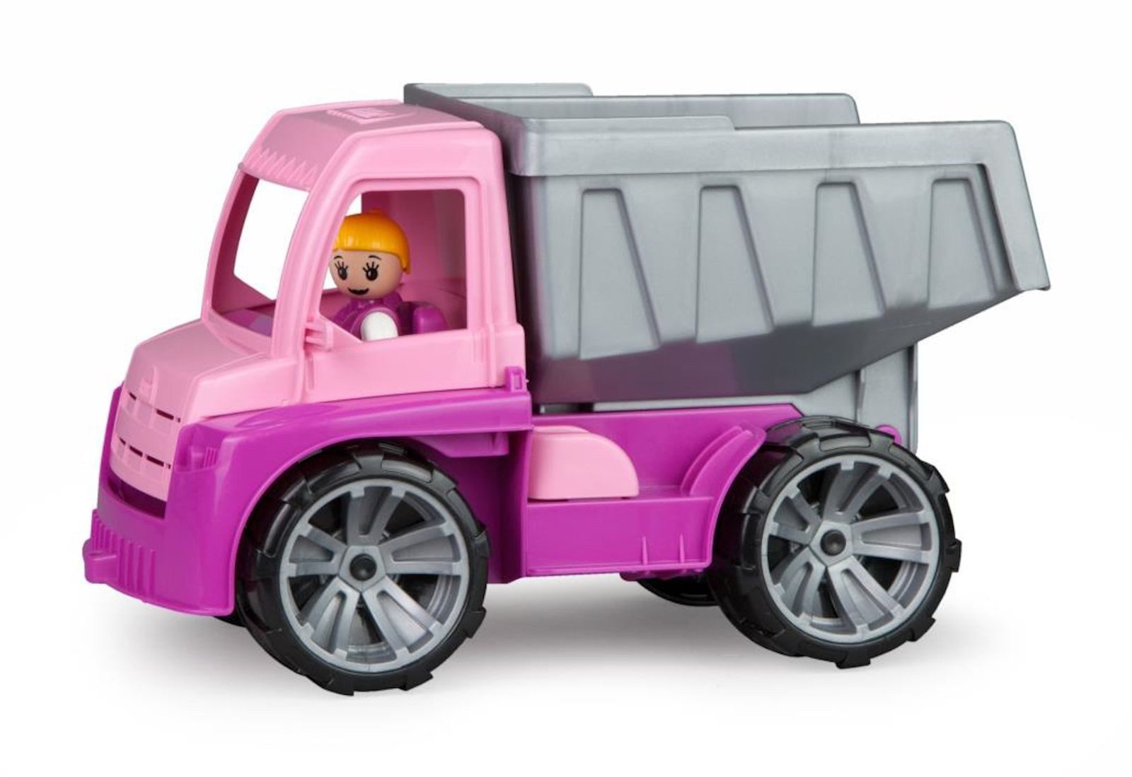 Lena® Spielzeug-Kipper Lena Truxx Kipper Pink Robuster Muldenkipper für kleine Bauprofis