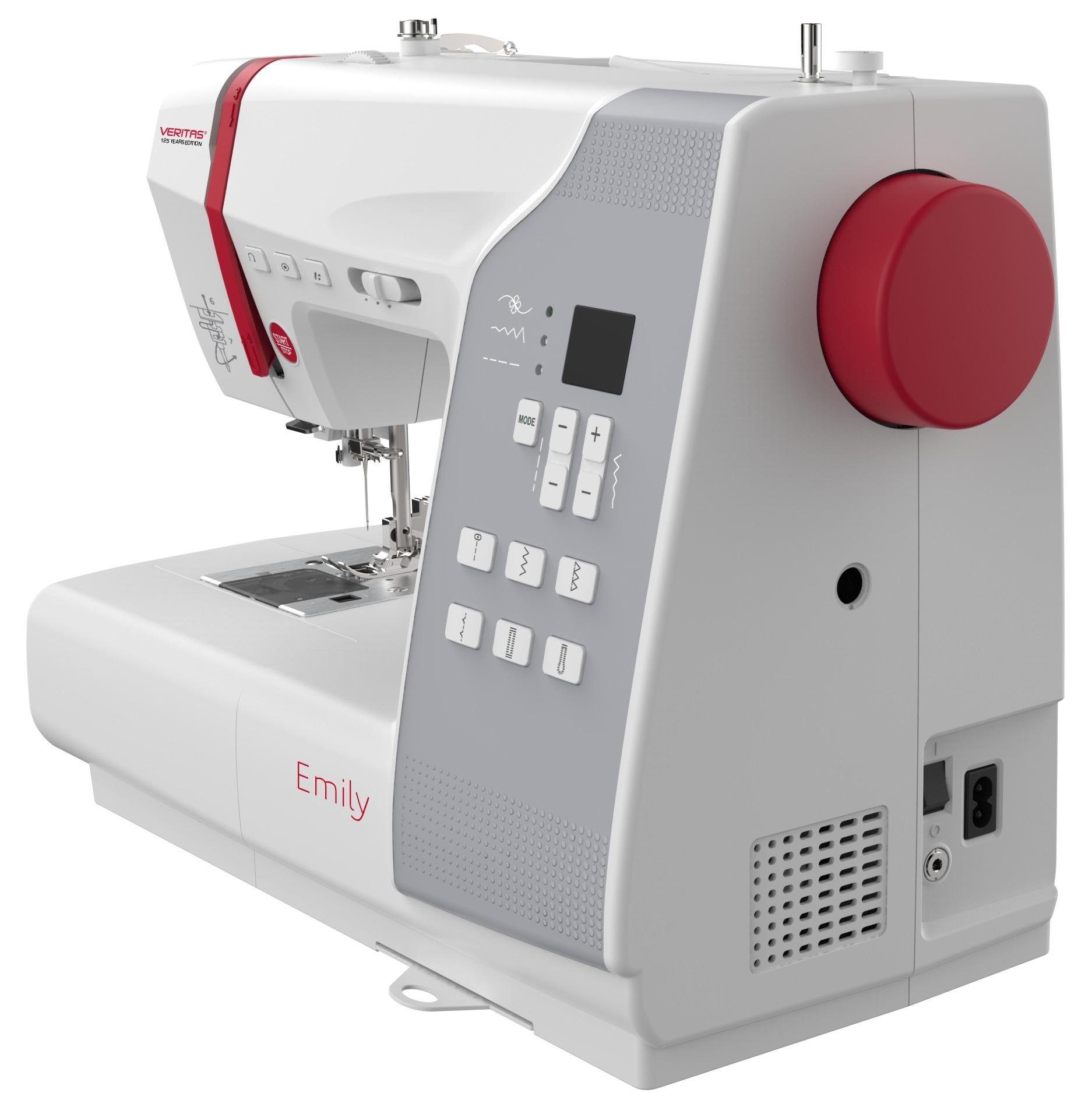 Veritas Nähmaschine Nähmaschine EMILY, computergesteuert, 80 Programme, 80 verschiedene Stiche