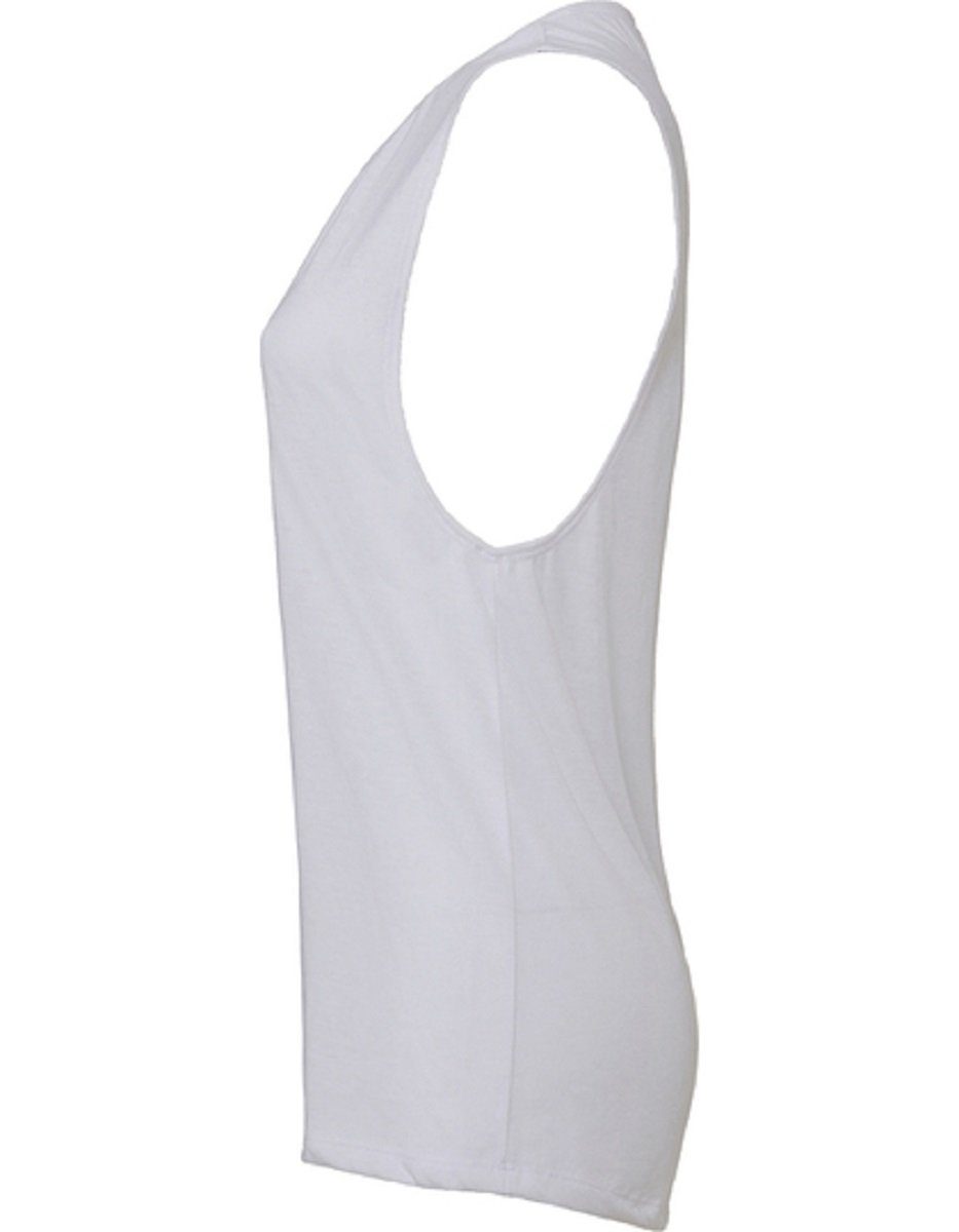 Bella + Canvas T-Shirt 1er/2er Pack Leichtes, ärmelloses Damen Shirt / Shirttop / Tank Top (1-tlg) Tief ausgeschnittener Ärmelansatz