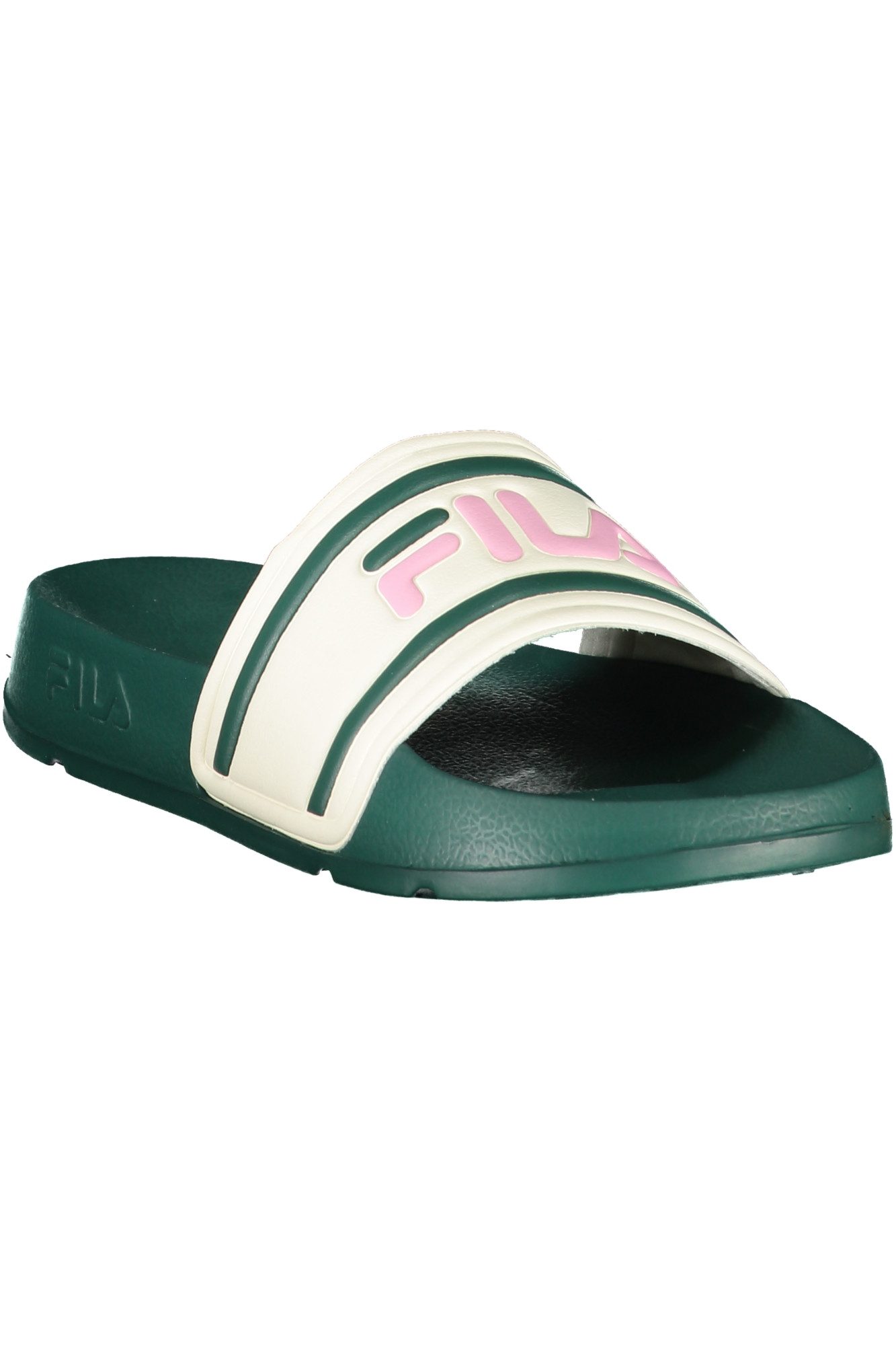 Fila Badeschuh Grüne Kindersandalen mit Kontrastdetails - Bequeme