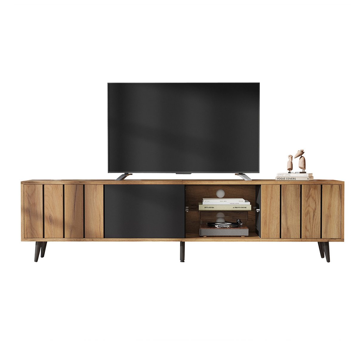 XDeer TV-Schrank TV-Schrank mit 3 Schränken Lowboard TV-Tisch TV-Ständer TV günstig online kaufen