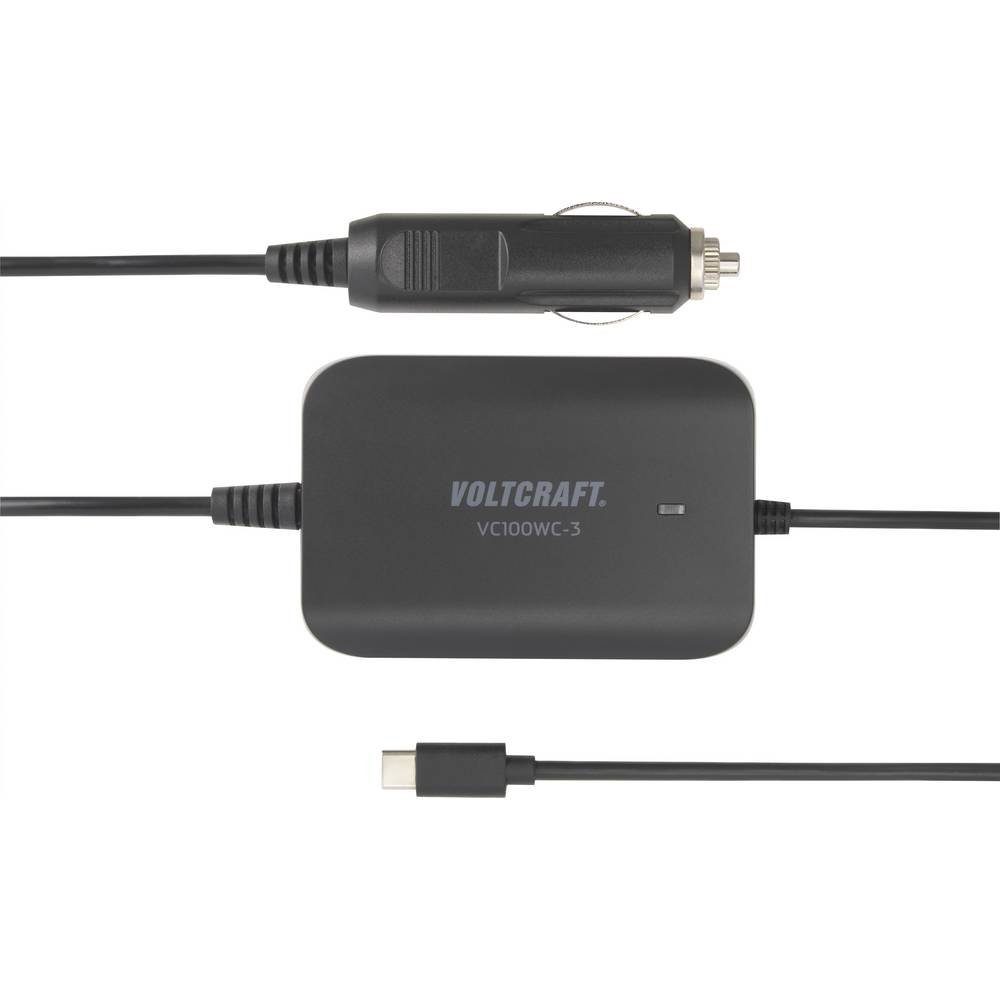 VOLTCRAFT Kfz-USB-C®-Ladeadapter 100 W VC-12380810 USB-Ladegerät (USB Power Delivery (USB-PD)