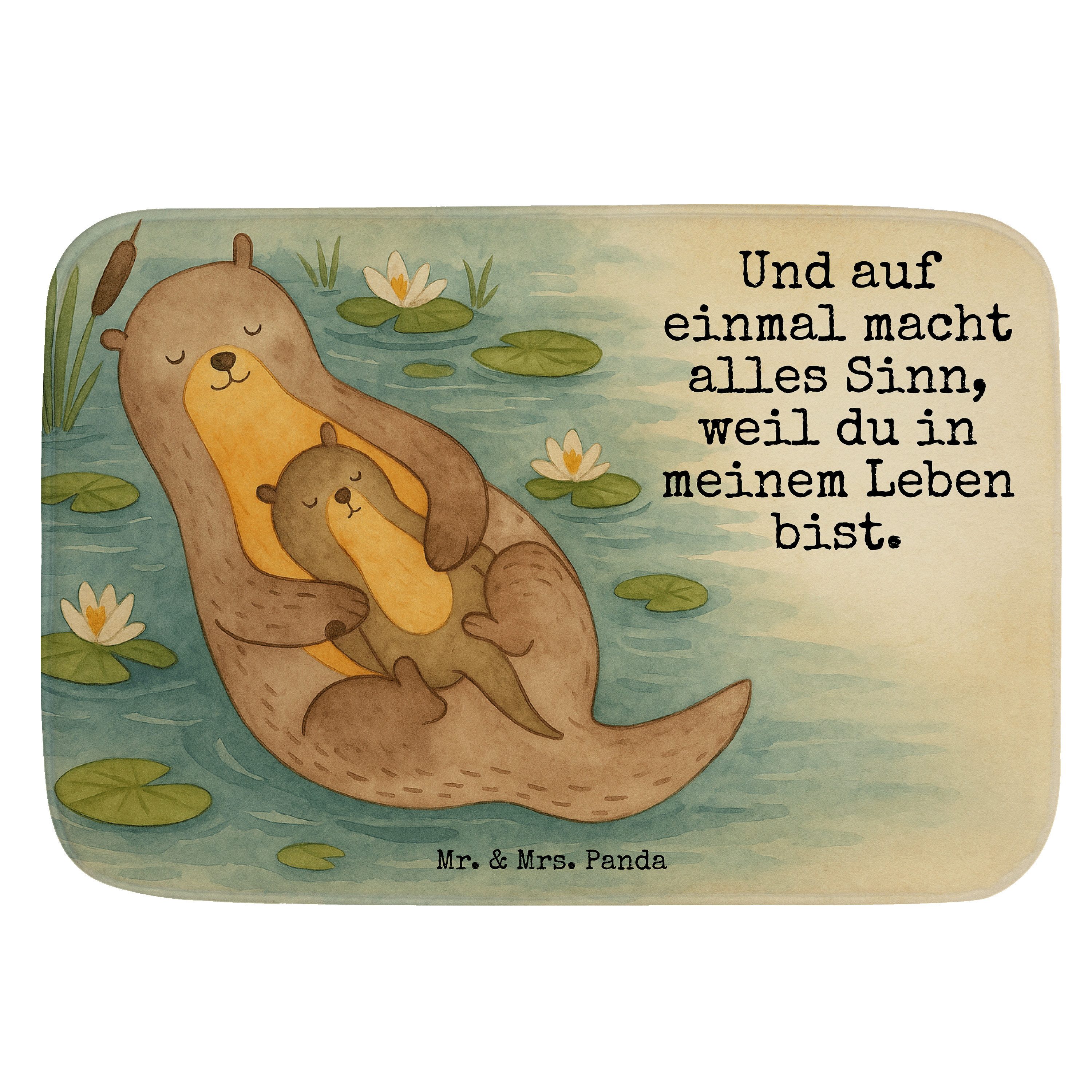 Badematte Otter Kind Design, Duschvorleger, Weiß, Badezimmerteppich, Badvorlege